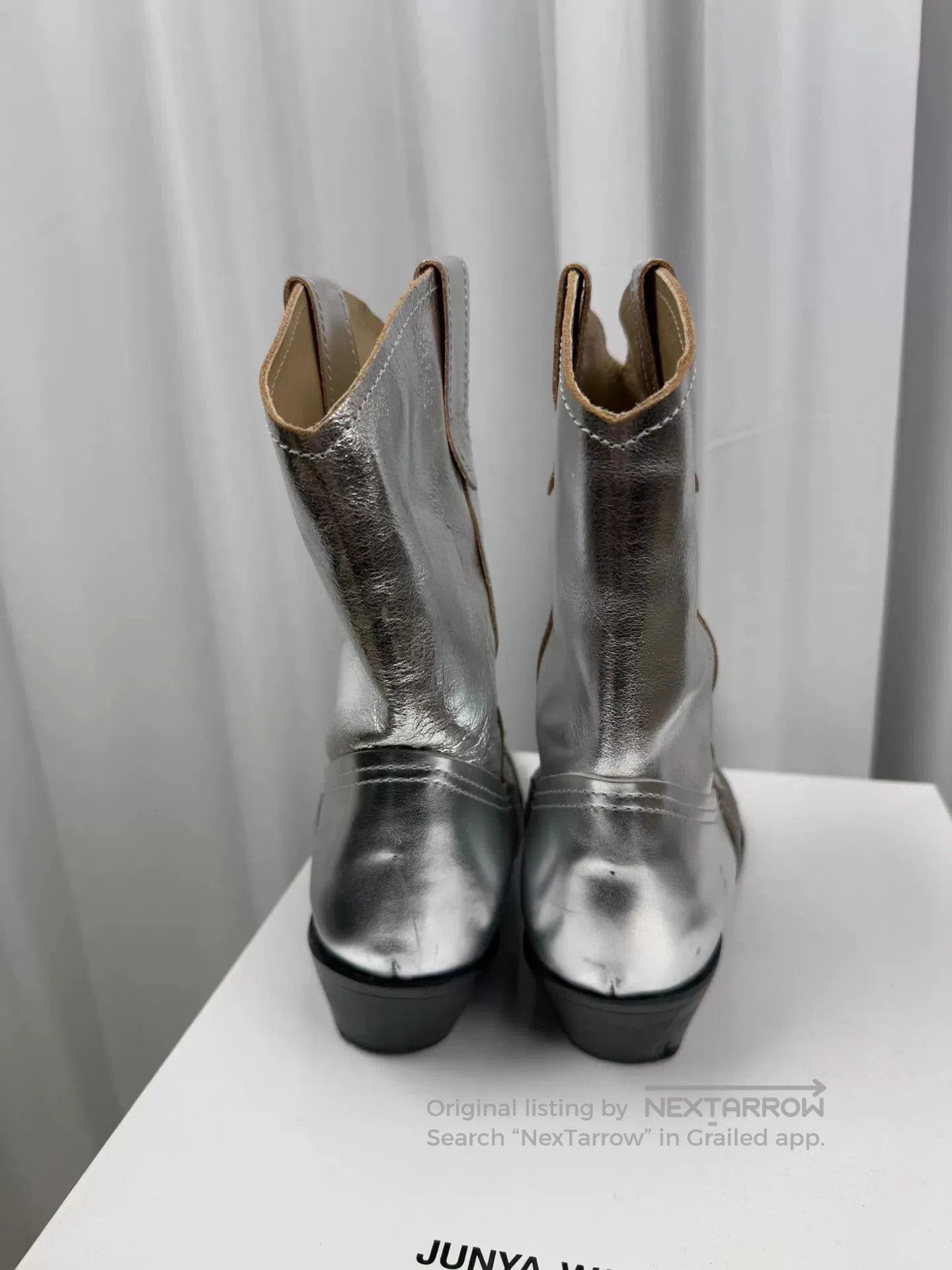 Junya Watanabe junya watanabe silver studded ankle boots. Size US 9 / EU 42 - 6 Thumbnail