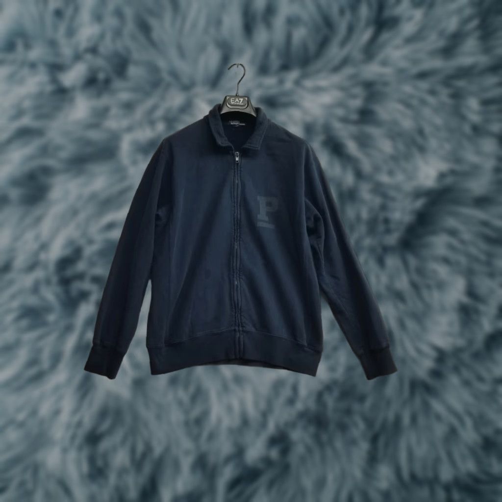 Polo Ralph Lauren VINTAGE Polo Ralph Lauren Full Zip Track Jacket Mens Medium Blue Jacket Regular Mens Blue Track Full Zip Vintage Polo Ralph Lauren Jacket Women? Size US M / EU 48-50 / 2 - 1 Thumbnail