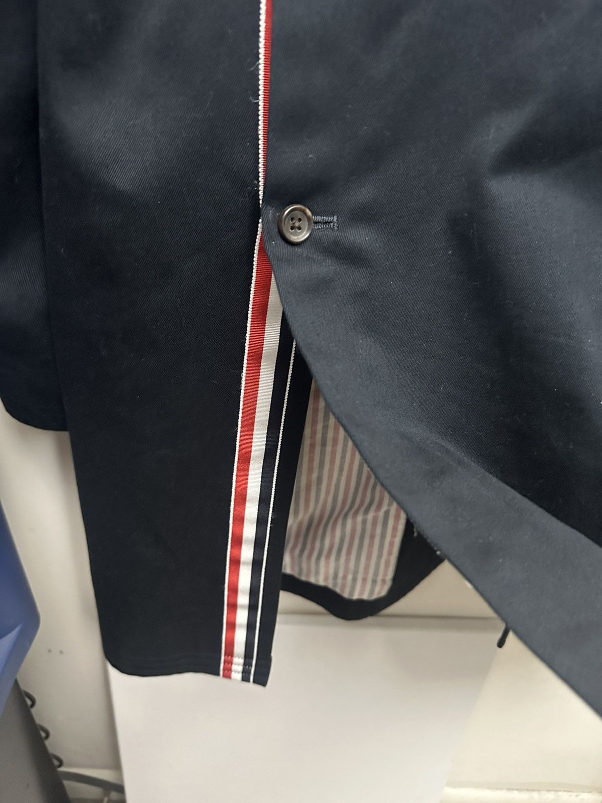 Thom Browne Thom Browne navy chesterfield jacket sz 3 Size US L / EU 52-54 / 3 - 7 Thumbnail