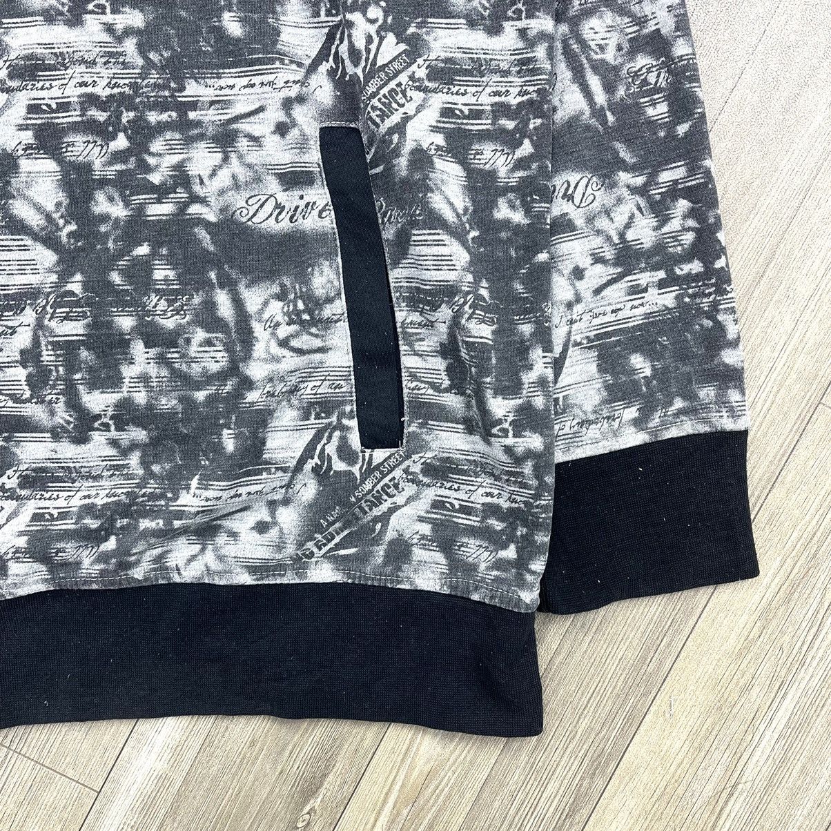 Affliction × If Six Was Nine × Japanese Brand Japanese Brand Full Print Grunge Poem Skull Lgb Zip Hoodie Size US XL / EU 56 / 4 - 11 Thumbnail