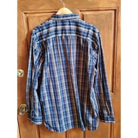 The North Face The North Face Casual Button Down Long Sleeve Blue Plaid Poc Size US XL / EU 56 / 4 - 2 Thumbnail