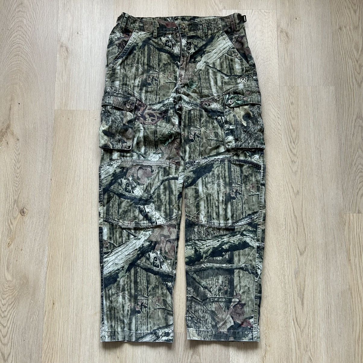 Mossy Oaks Vintage Y2K Real Tree Camo Game Winner Cargo Pants Size US 32 / EU 48 - 1 Thumbnail