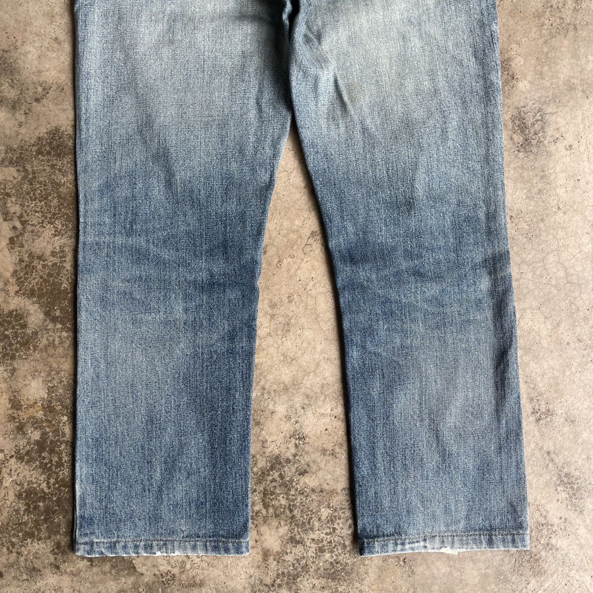 Honda 🔥🇯🇵Vintage Honda Stoned Washed Ripped Distress Denim Jeans Size US 34 / EU 50 - 6 Thumbnail