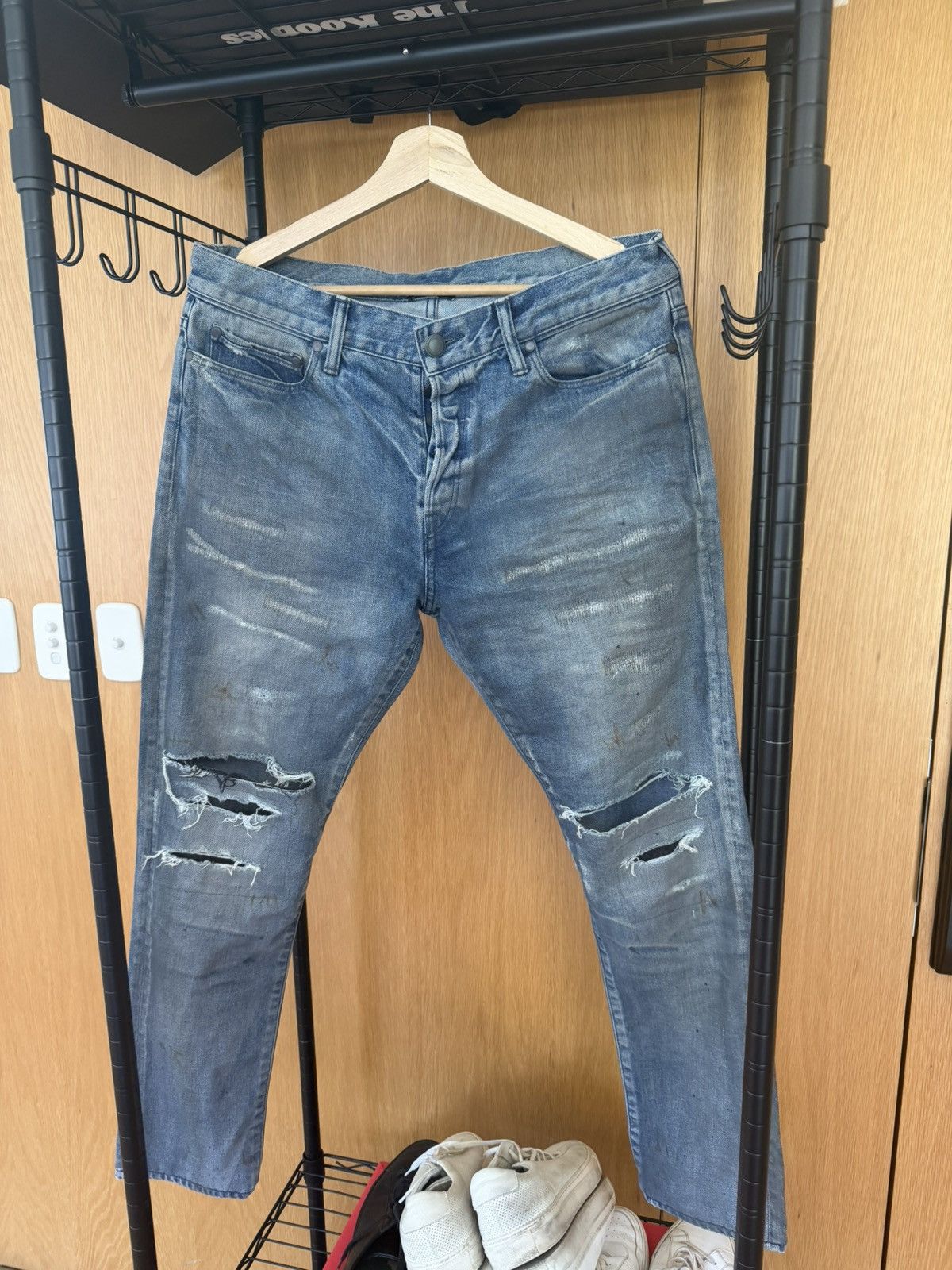 John Elliott John elliott cast 2 HANOI denim - size 32 Size US 34 / EU 50 - 2 Thumbnail