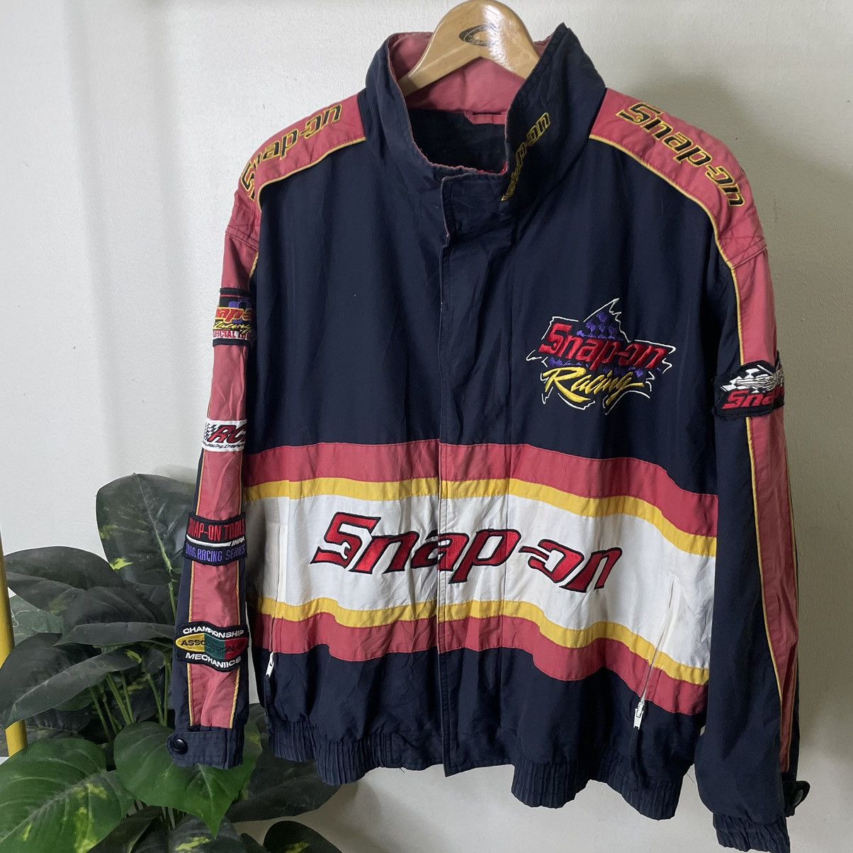 Vintage Vintage 90s Snap-on Racing Mechanic Jacket Size US XL / EU 56 / 4 - 2 Thumbnail