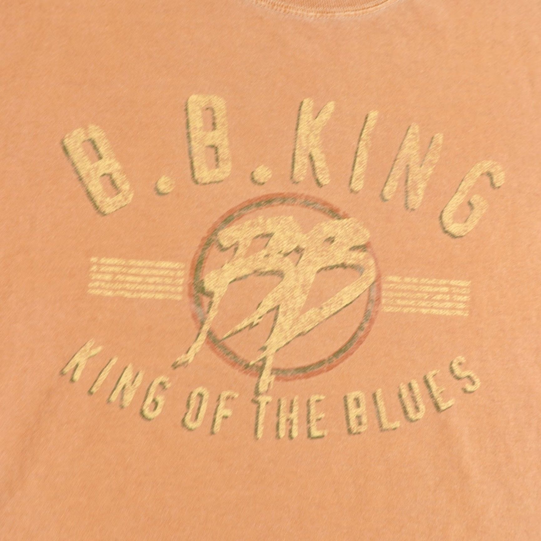 Anvil VINTAGE BB King T-Shirt Mens XL Orange Graphic Print Blues Music Concert 2001 Y2K Size US XL / EU 56 / 4 - 2 Thumbnail