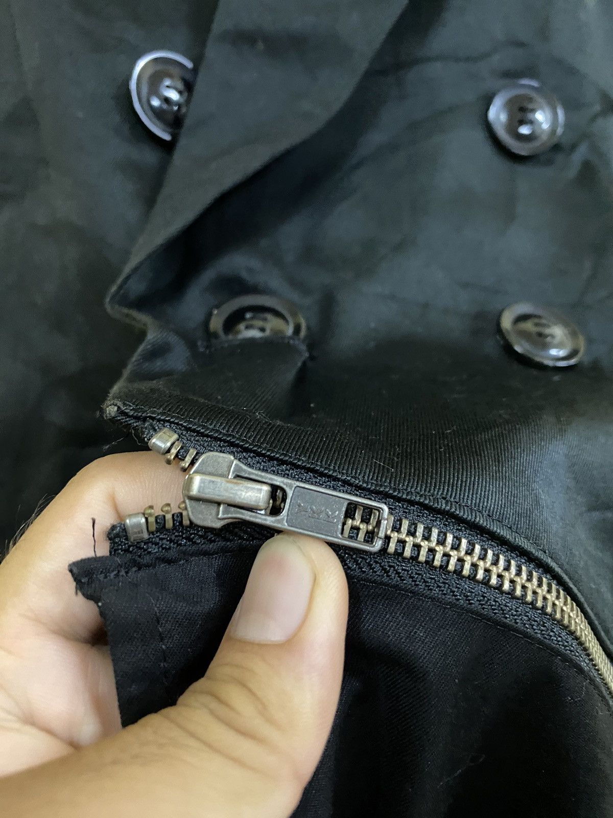 Designer × Seditionaries BLACK PEACE NOW BONDAGE FOR MLN JACKET Size M / US 6-8 / IT 42-44 - 3 Thumbnail