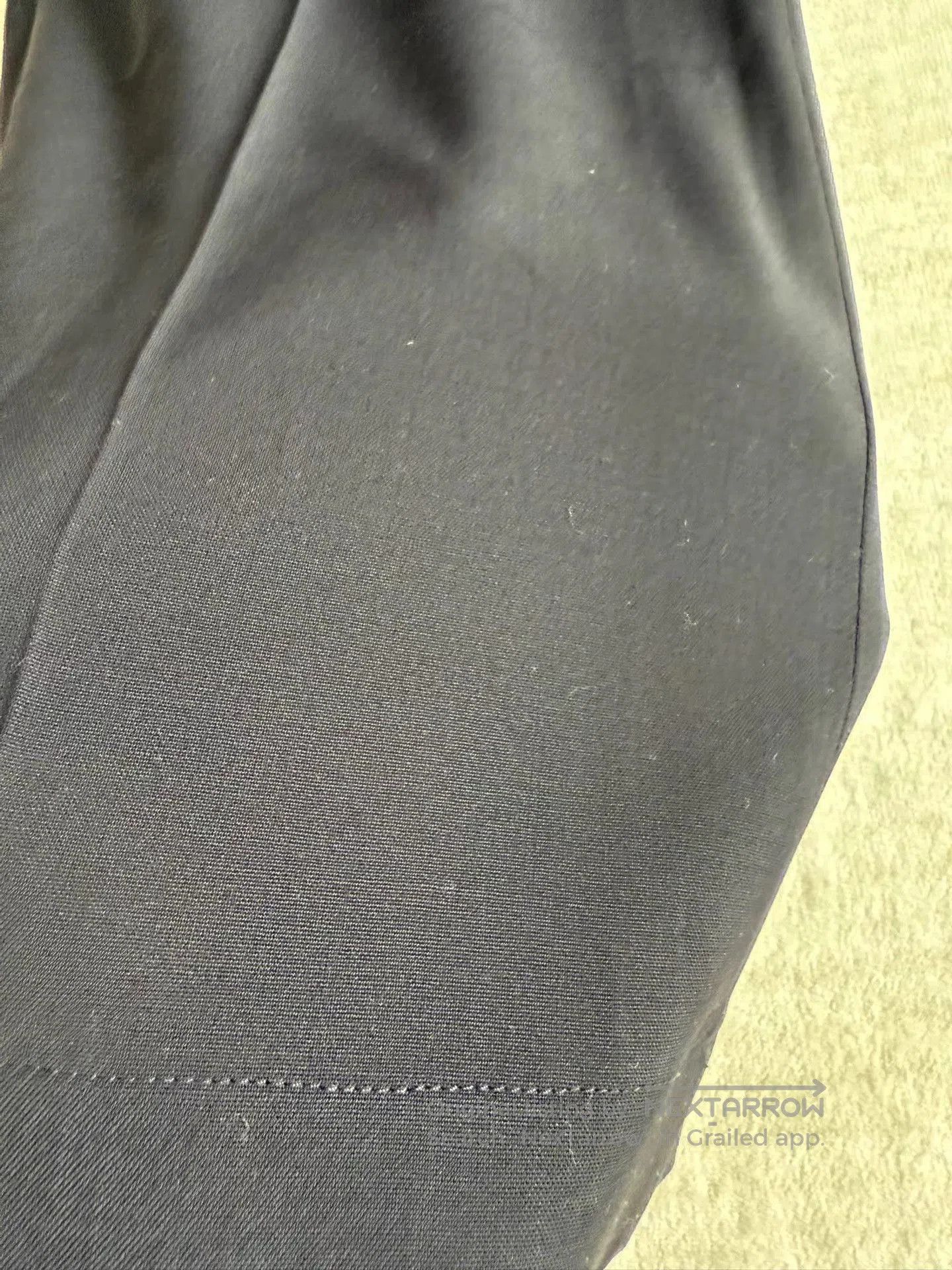 LE17SEPTEMBRE Black Tailored Straight-Leg Pants Size 34. Size US 34 / EU 50 - 3 Thumbnail