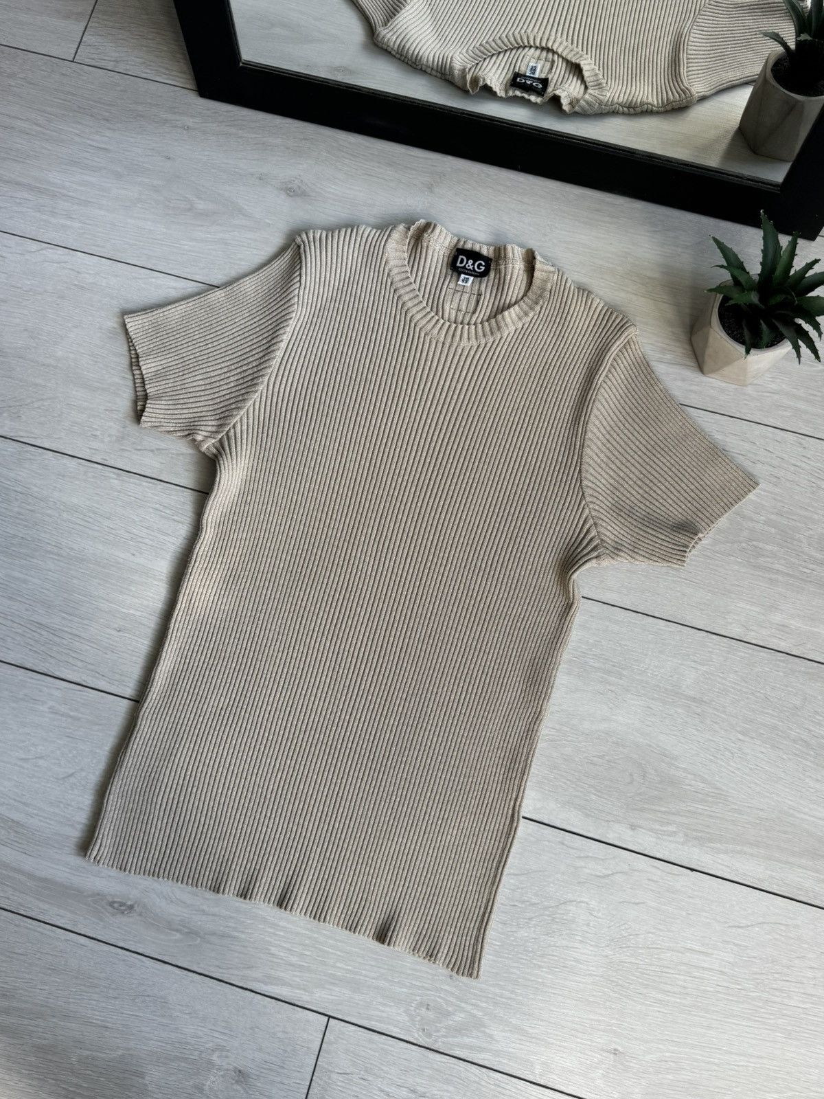 Dolce & Gabbana Vintage Dolce & Gabbana Knitted T-shirt Size M / US 6-8 / IT 42-44 - 3 Thumbnail