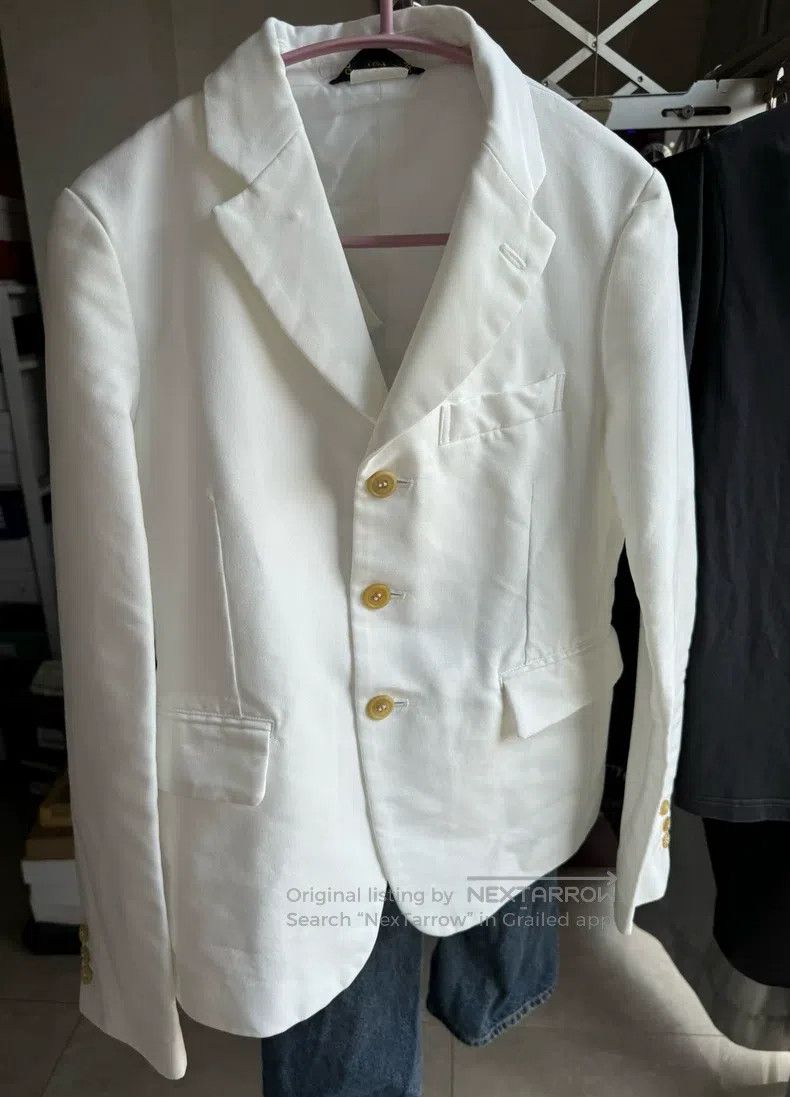 Comme des Garcons Comme Des Garcons Back Open White Suit Size XS / US 0-2 / IT 36-38 - 2 Thumbnail