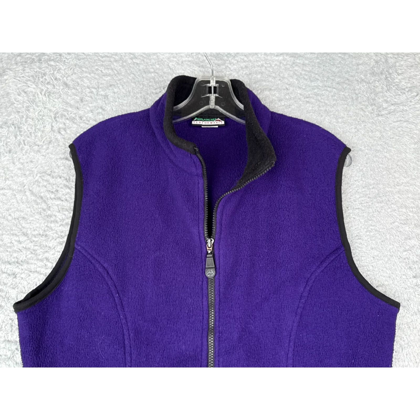 Avalanche Avalanche Vest Womens Medium Fleece Purple Full Zip Mock Neck Size M / US 6-8 / IT 42-44 - 4 Thumbnail