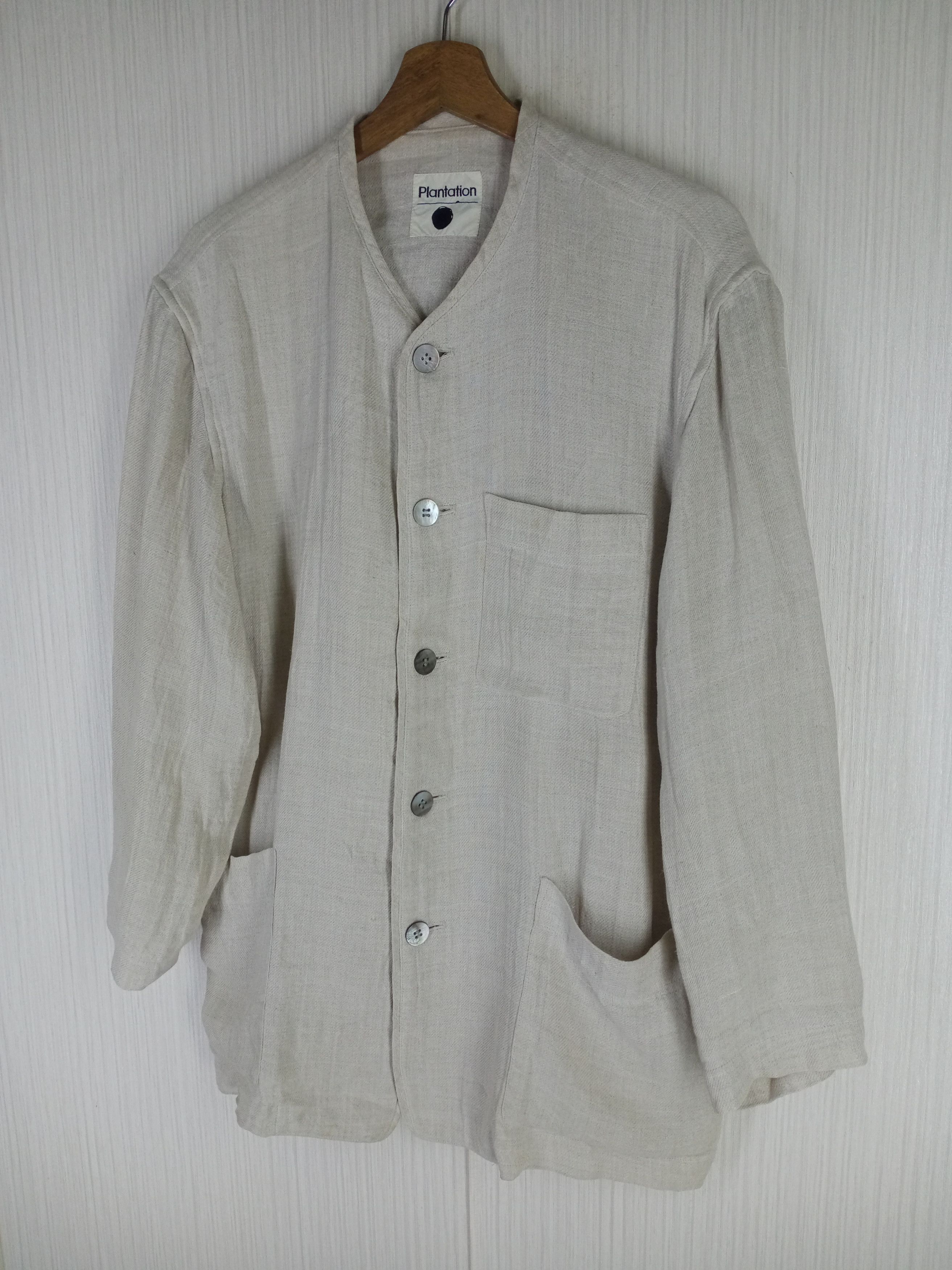 Issey Miyake Vintage 80s Issey Miyake Plantation Collar Roger Jacket Size US M / EU 48-50 / 2 - 3 Thumbnail