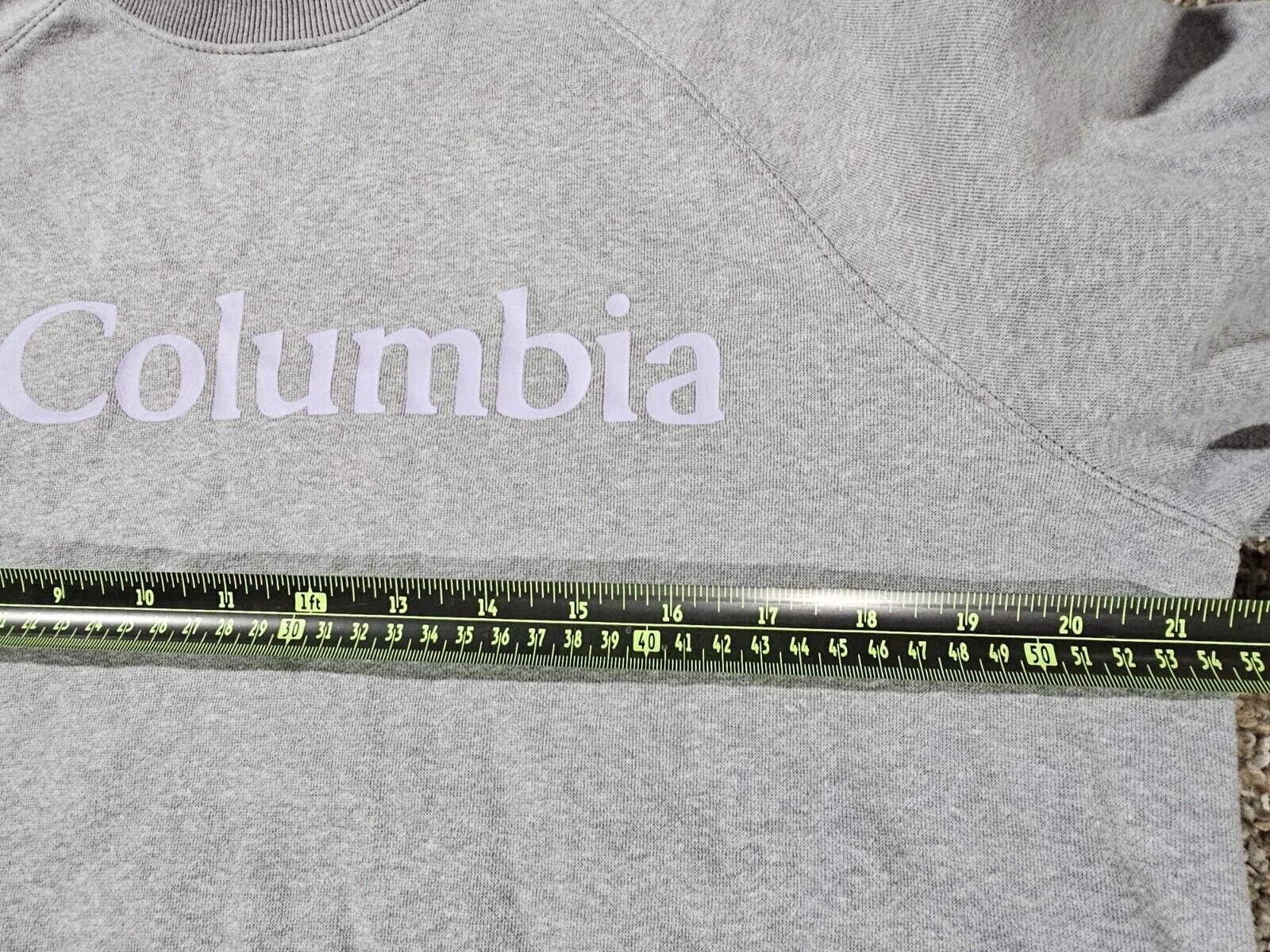Columbia Columbia Sweater L Adult Gray Pullover SpellOut Logo Outdoor Size L / US 10 / IT 46 - 5 Thumbnail