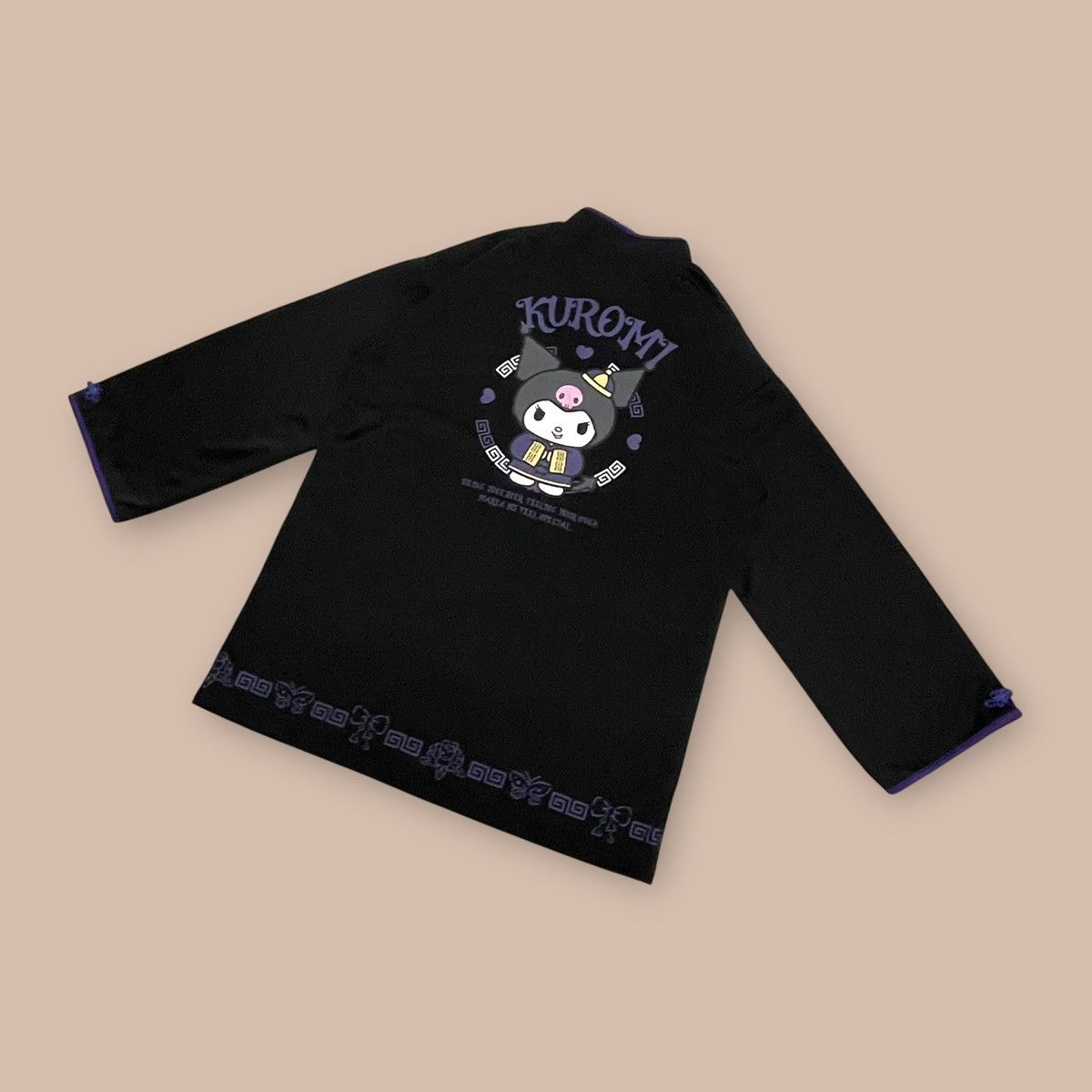Anime Kuromi Chinese Black purple Dress Pullover Size US L / EU 52-54 / 3 - 5 Thumbnail