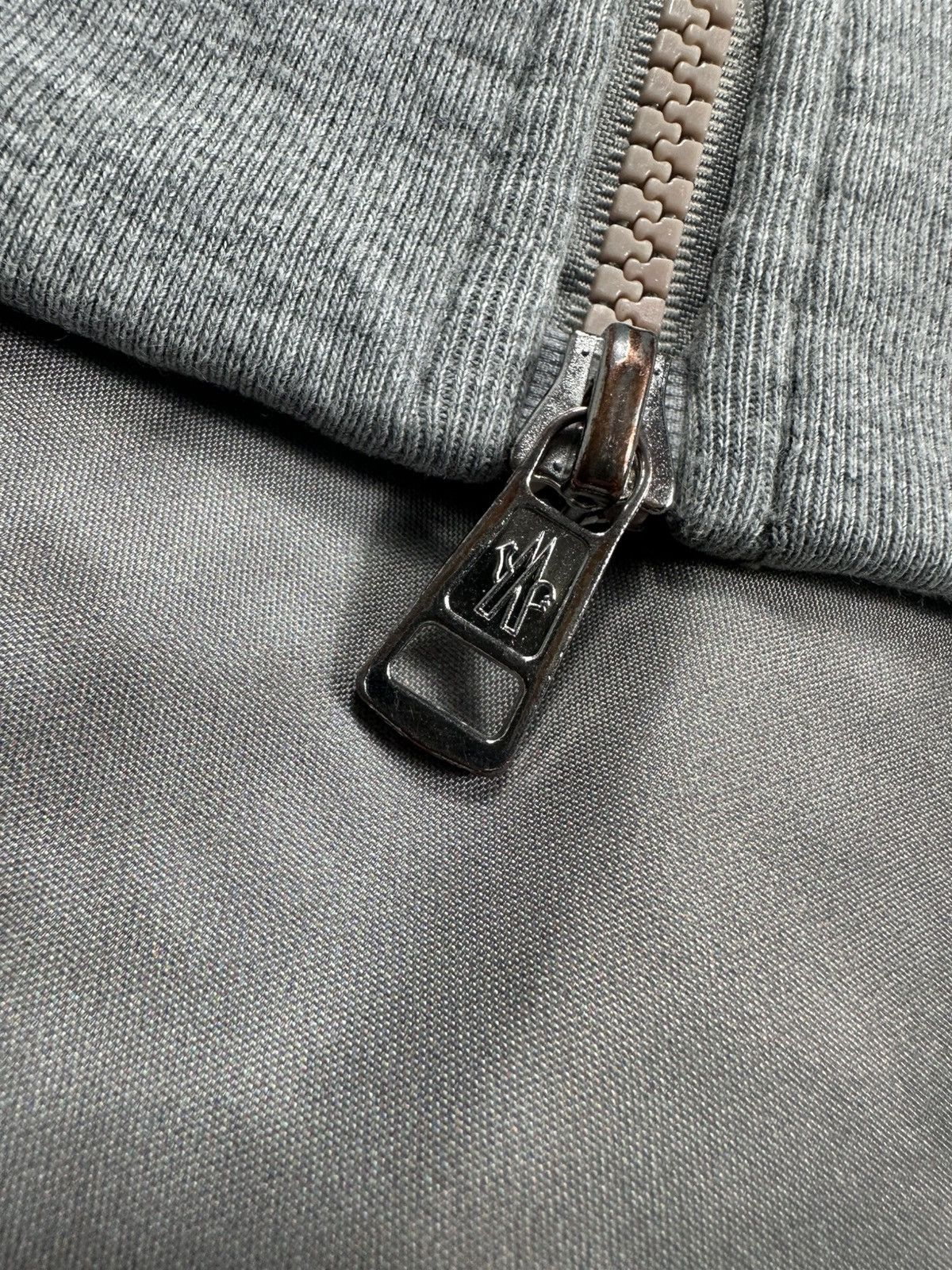 Moncler Mens Moncler Zip Up Grey Hoodie Size US L / EU 52-54 / 3 - 2 Thumbnail