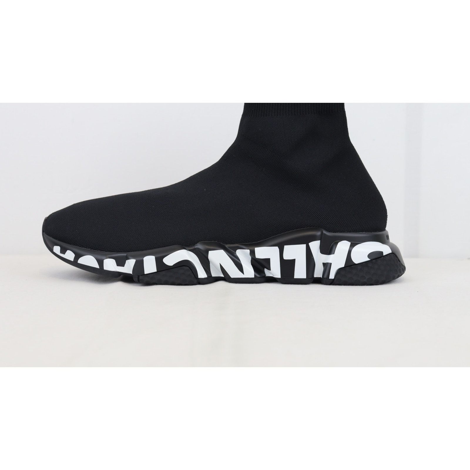 Balenciaga o1rshd1 Speed LT Clear 2.0 Sneakers in Black Size US 13 / EU 46 - 3 Thumbnail
