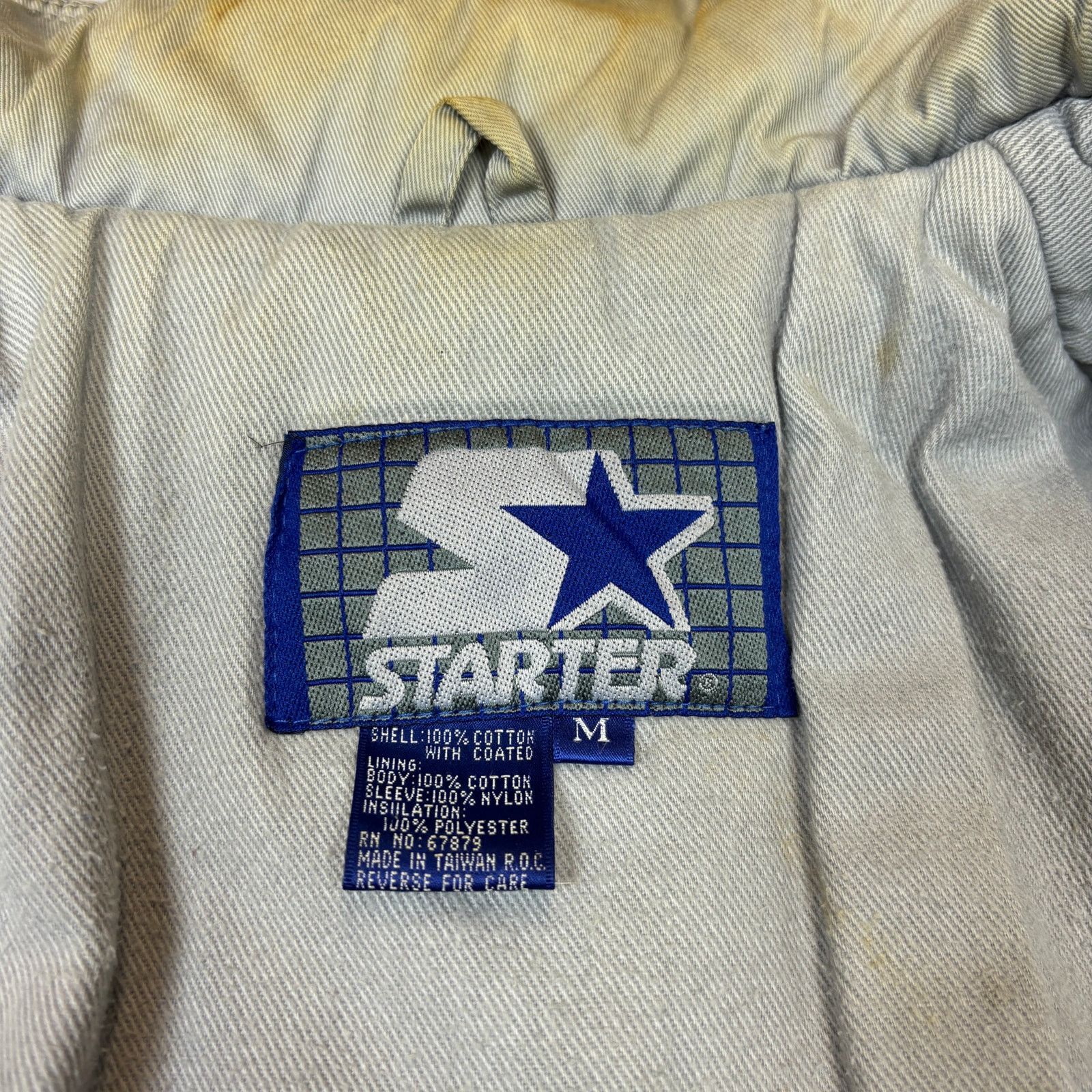 Starter Vintage Starter Raiders Cotton Jacket Mens Medium Distressed Size US M / EU 48-50 / 2 - 5 Thumbnail