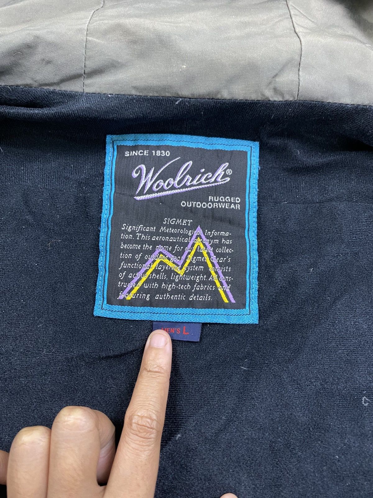 Vintage × Woolrich Woolen Mills Vintage Woolrich Faded Zipper Hoodie Jacket Size US L / EU 52-54 / 3 - 9 Thumbnail