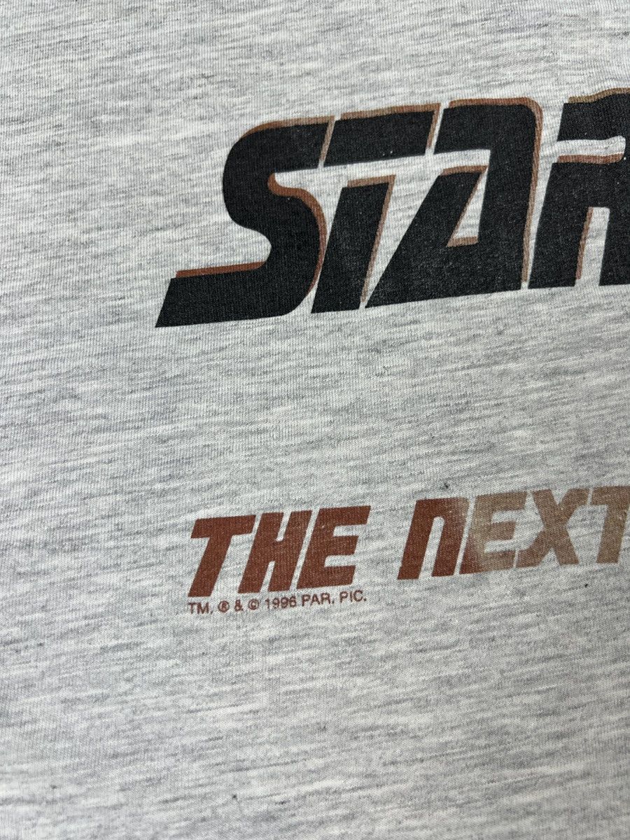 Vintage Vintage 1996 Star Trek Starfleet Academy SF Promo T-Shirt Size US XL / EU 56 / 4 - 10 Thumbnail