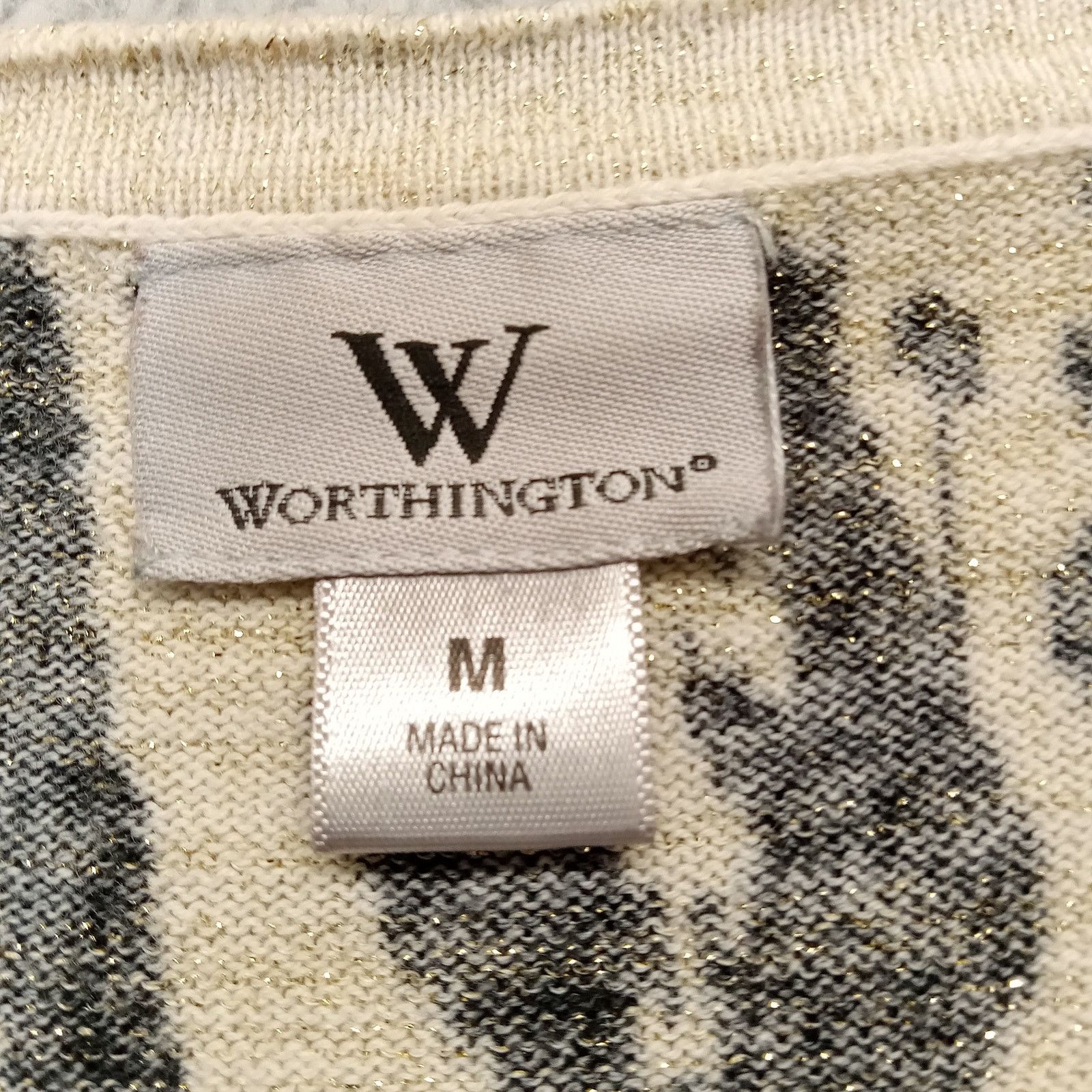Worthington Worthington Cardigan Sweater M Women's 3/4 Sleeve Size M / US 6-8 / IT 42-44 - 3 Thumbnail