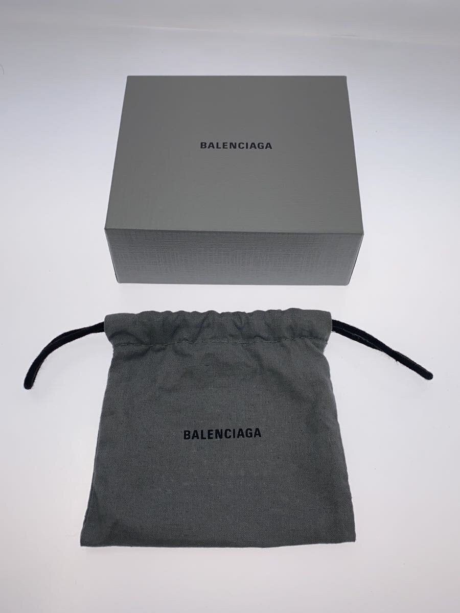 Balenciaga Balenciaga Paper Leather Mini Tri-Fold Wallet Cream Size ONE SIZE - 7 Thumbnail