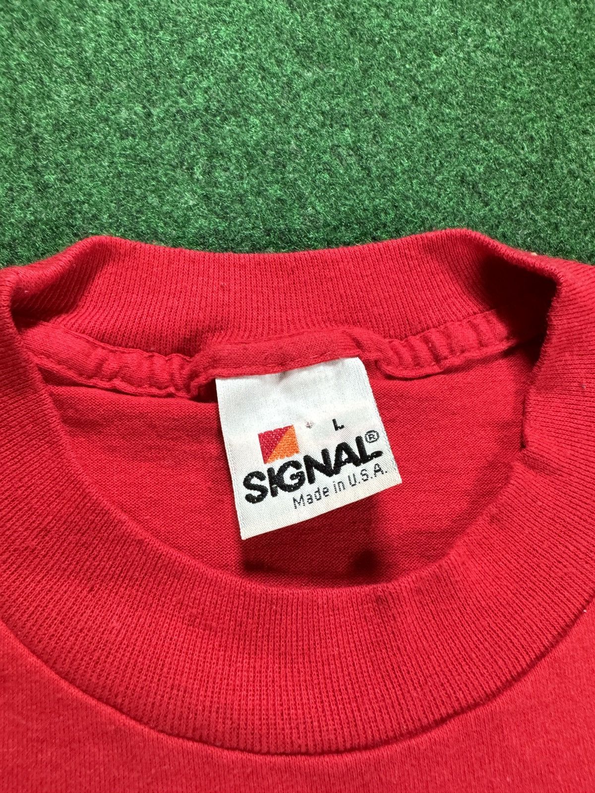 Signal Sport × Vintage Vintage 80s 90s United States Marines Corps Signal T Shirt Size US L / EU 52-54 / 3 - 2 Thumbnail
