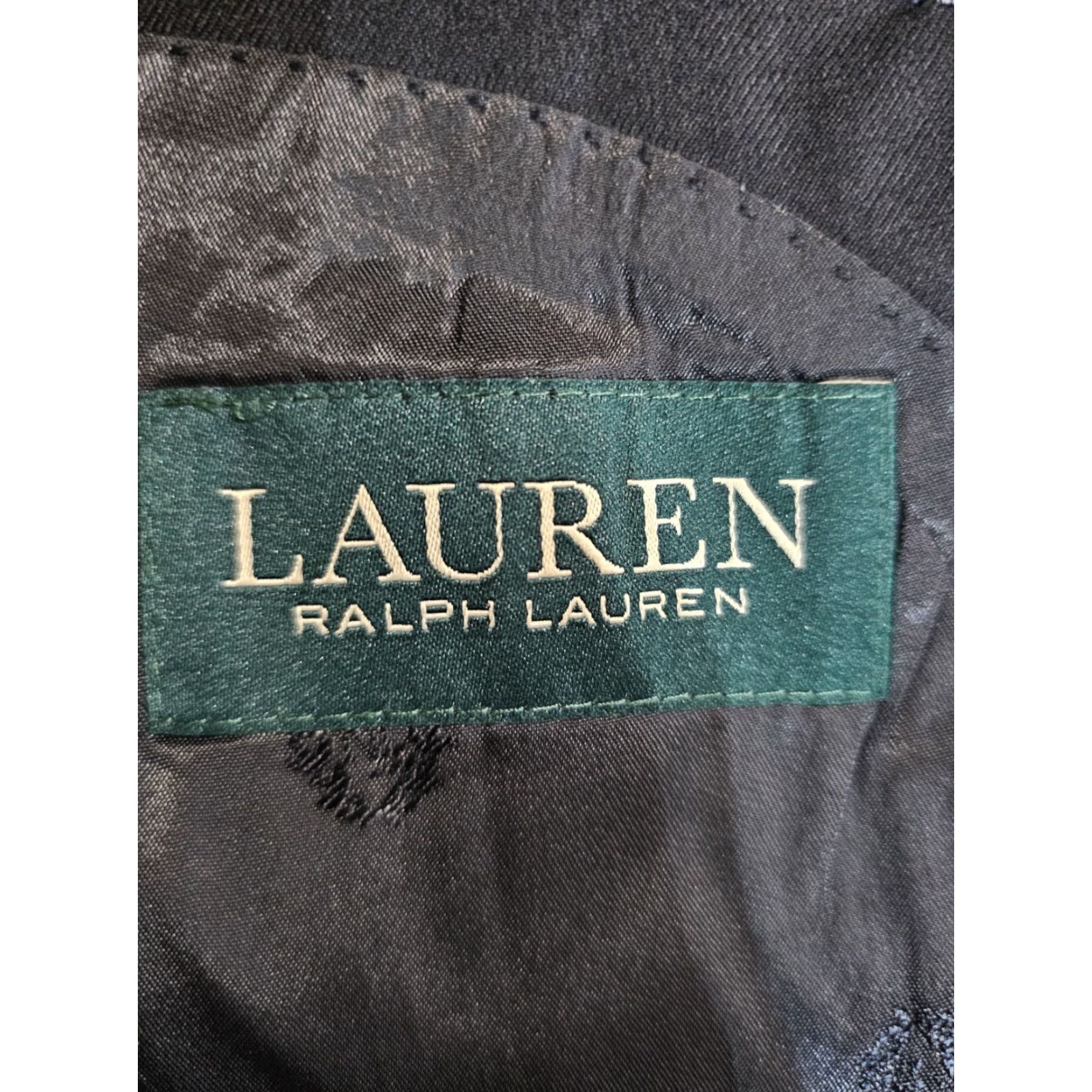 Ralph Lauren LAUREN Ralph Lauren Signature Blazer Wool Blend Suit Coat Mens Sz 44 Long Black Size 44R - 7 Thumbnail
