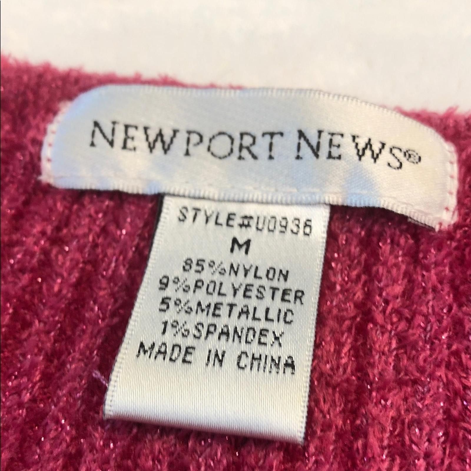 Other Newport News midi sweater dress Fuchsia pink metallic SZ M Size M / US 6-8 / IT 42-44 - 5 Thumbnail