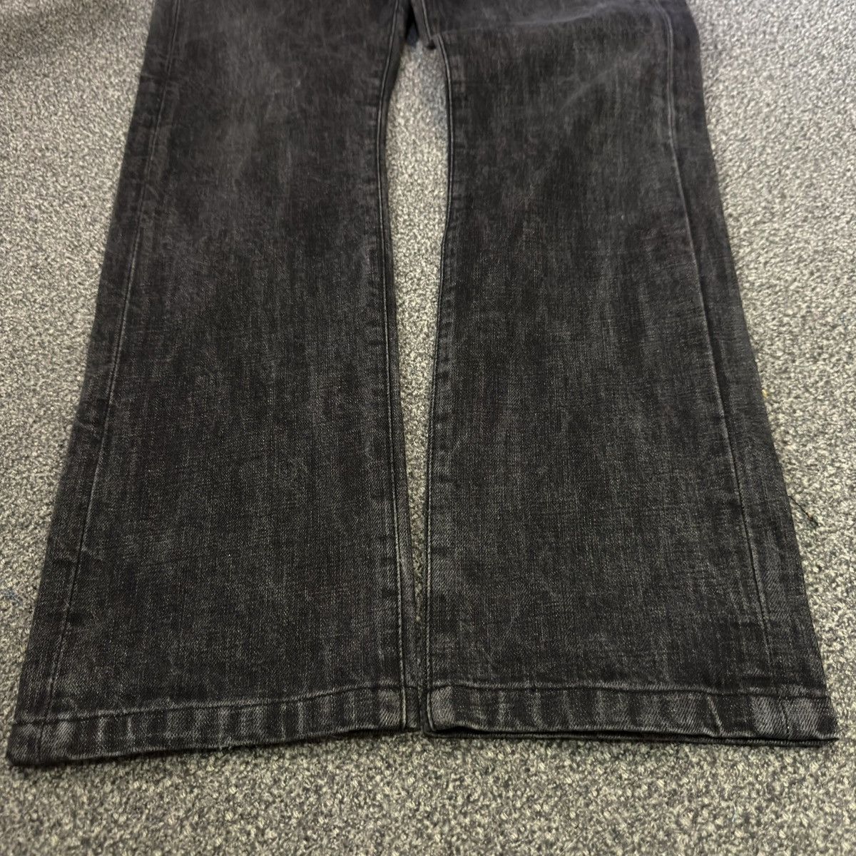 Hypebeast 🔥🇯🇵 90s Japanese Black Denim Whyworks Jeans Size US 34 / EU 50 - 6 Thumbnail