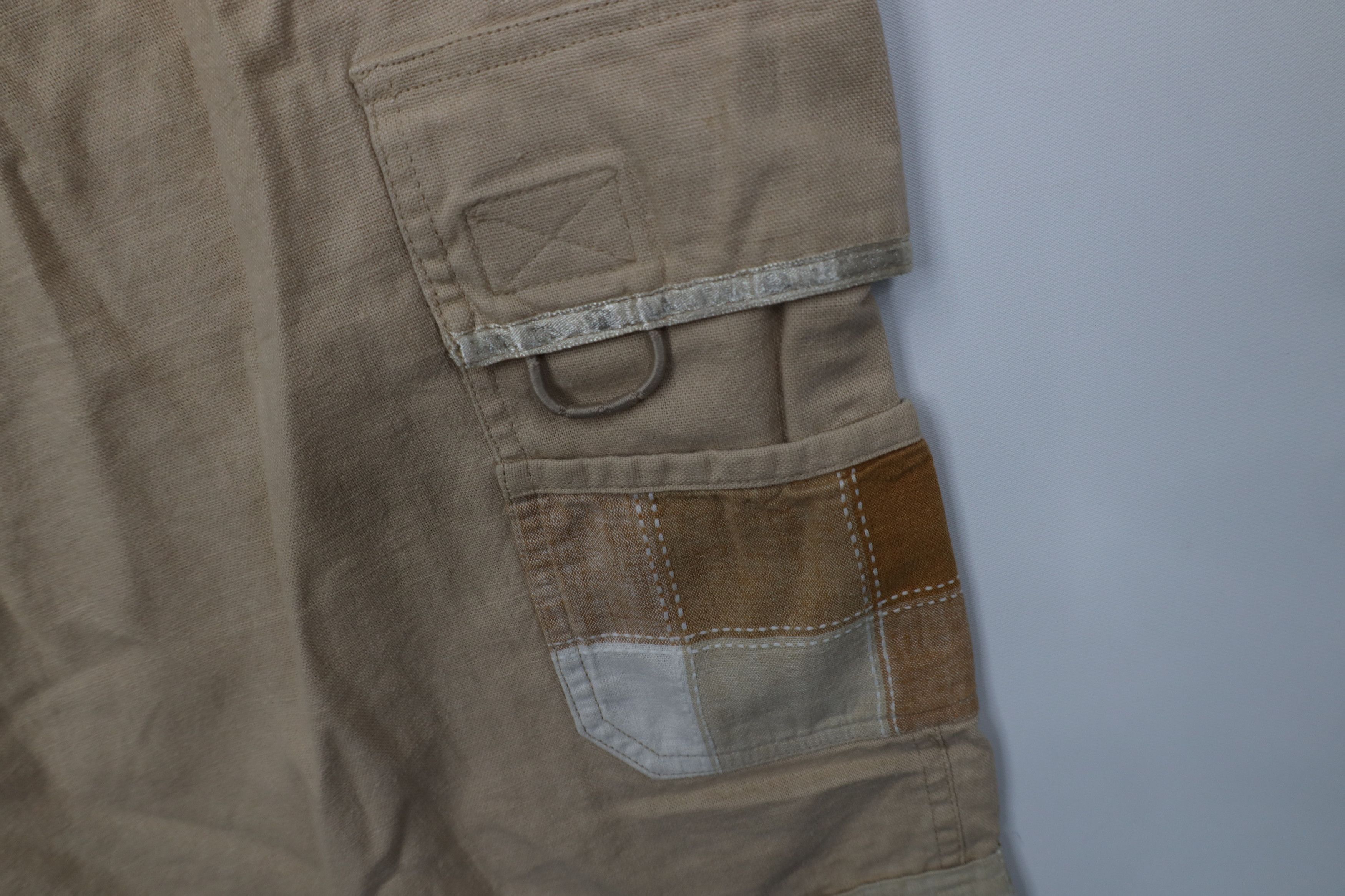 Vintage Vintage 90s Y2K Streetwear Blend Baggy Cargo Shorts Beige Size US 38 / EU 54 - 15 Thumbnail