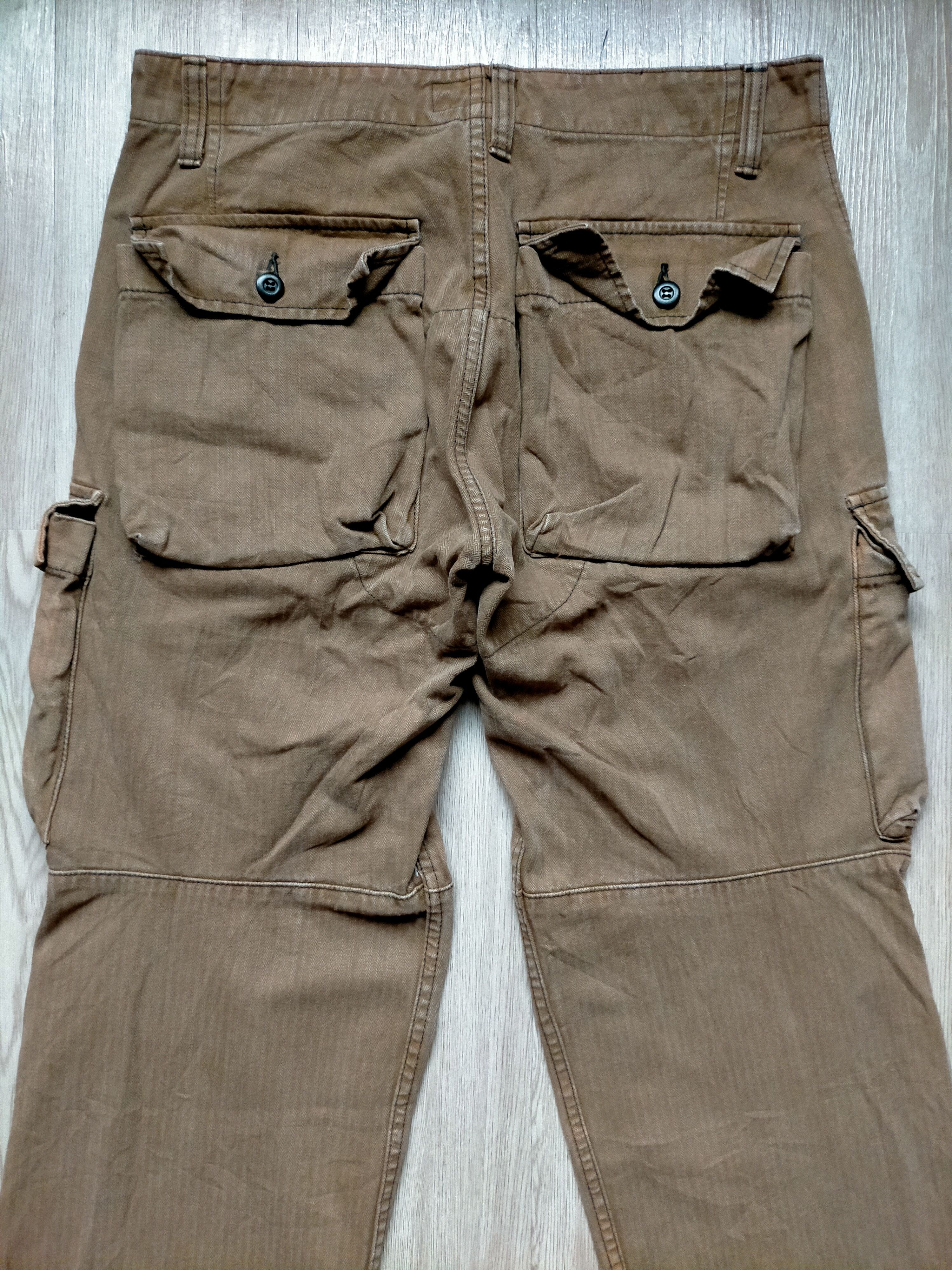 Big John × Vintage Vintage Big John Japan Cargo Denim Pants Size US 34 / EU 50 - 9 Thumbnail