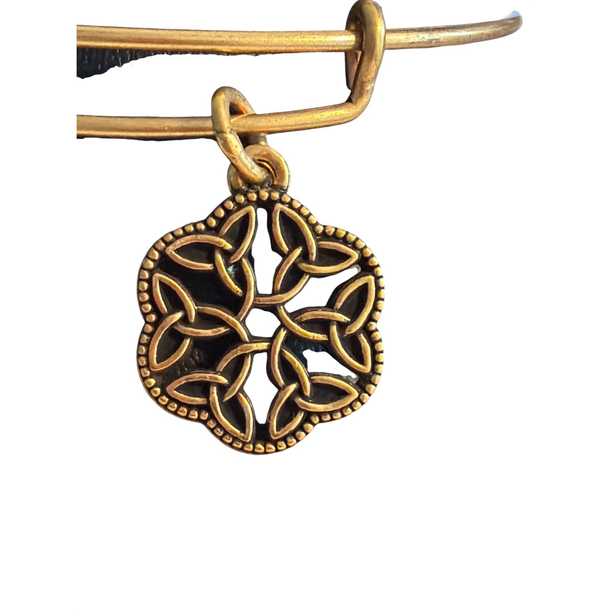 Other Alex And Ani Endless Knot Energy Bracelet Gold Tone Expandab Size ONE SIZE - 2 Thumbnail