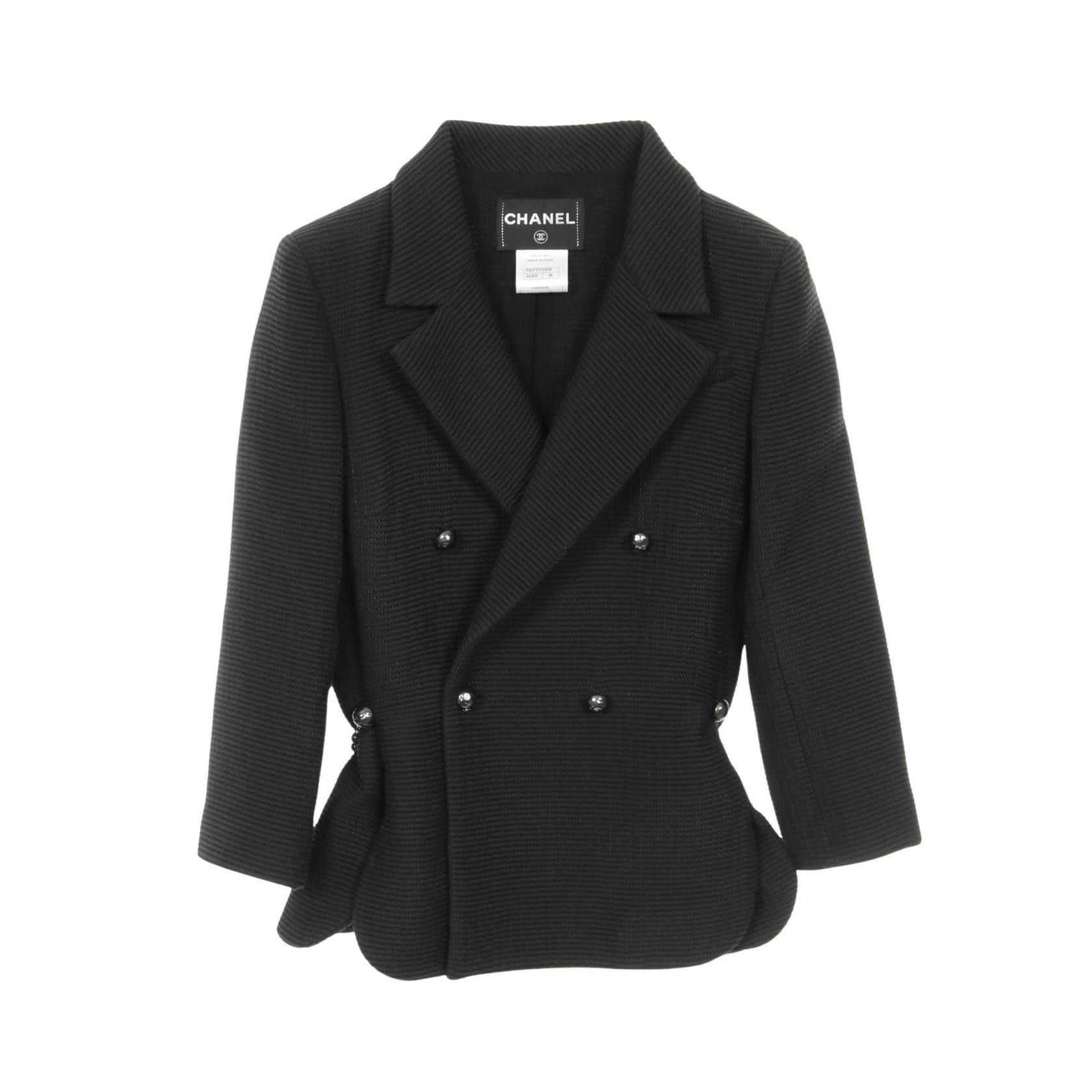 Chanel Chanel Chanel Coco Mark Button Nylon Cotton Outerwear Textile Outerwear DUTY FREE for USA Size ONE SIZE - 1 Thumbnail