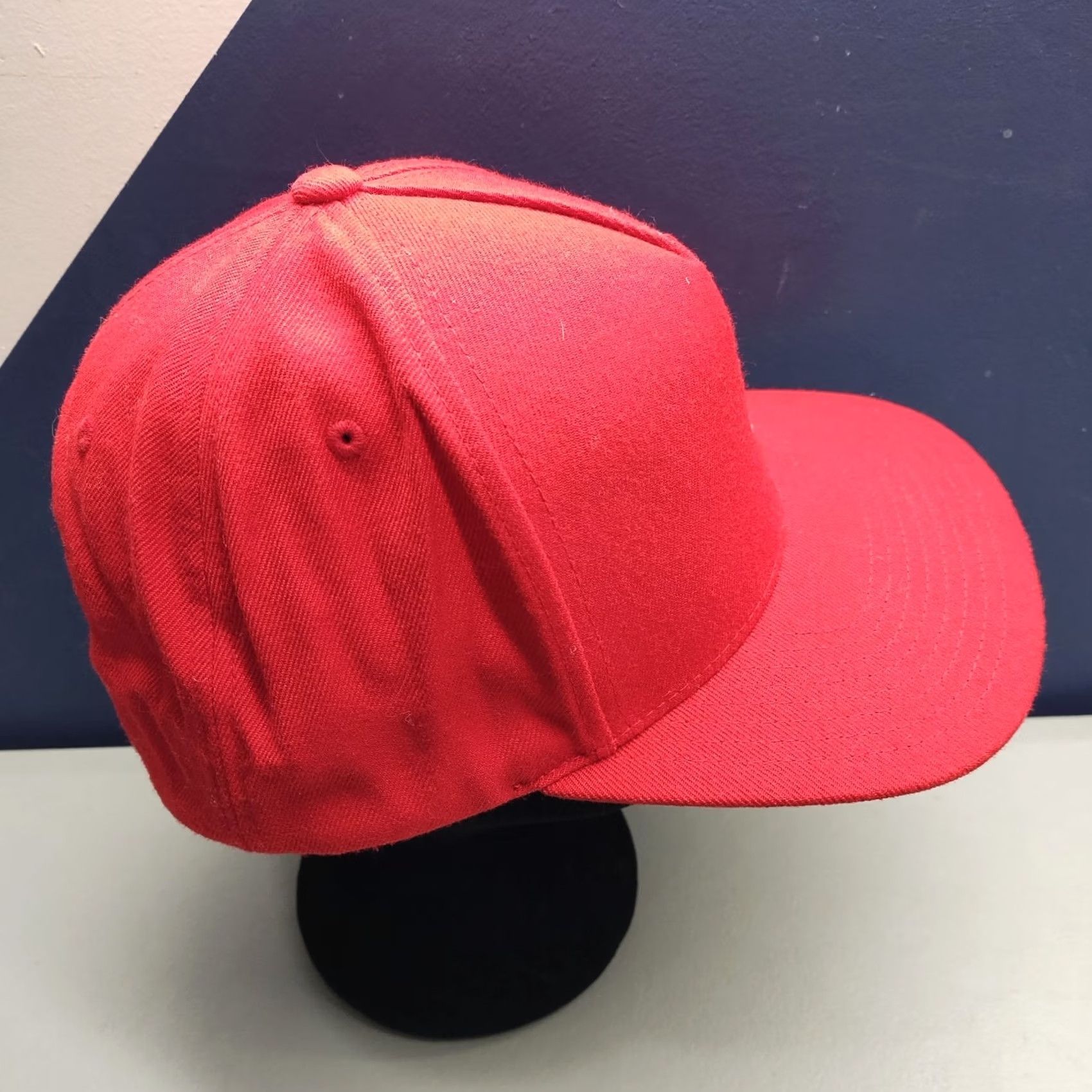 Vintage Fish Circus The Classics Baseball Cap Mens Red Adjustable Size Mens Red Acrylic Casual Snapback Size ONE SIZE - 3 Thumbnail