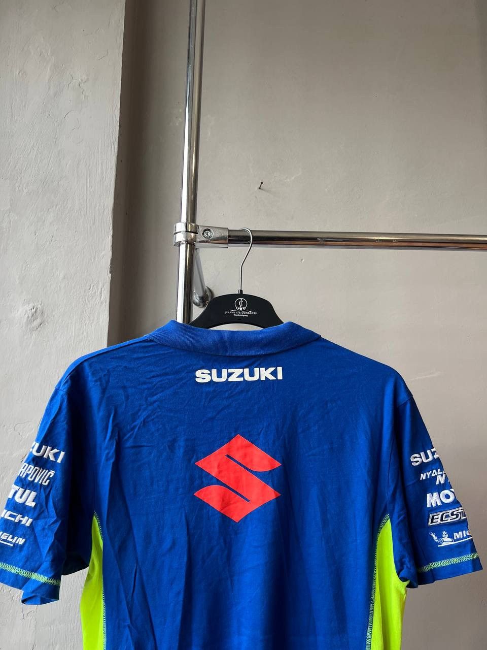 Vintage SUZUKI TEAM ECSTAR RARE RACING MERCHANDISE POLO SHIRT JERSEY Size US M / EU 48-50 / 2 - 12 Thumbnail