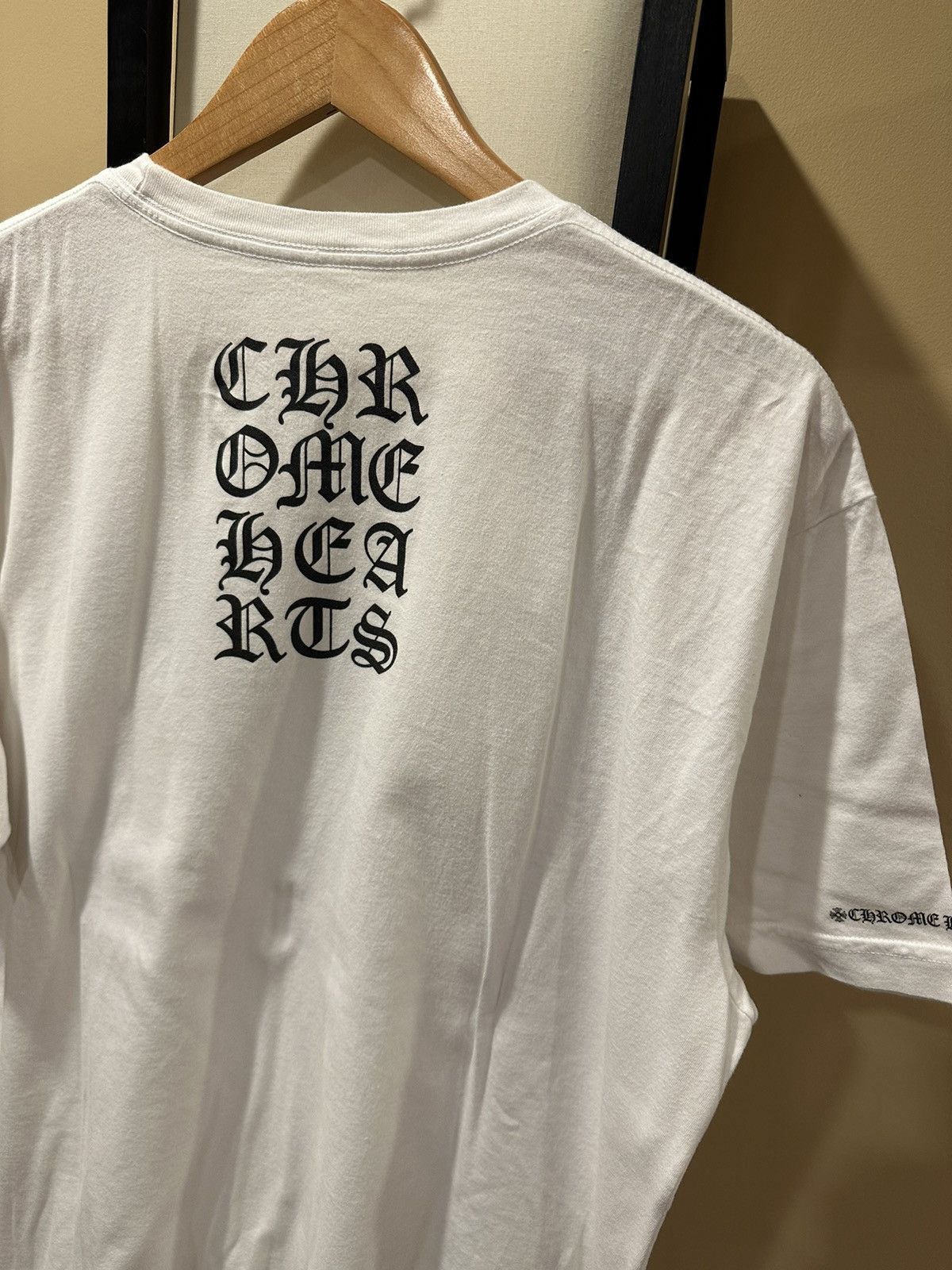 Chrome Hearts Chrome Hearts Script Logo White Short Sleeve T-Shirt Size US XL / EU 56 / 4 - 5 Thumbnail