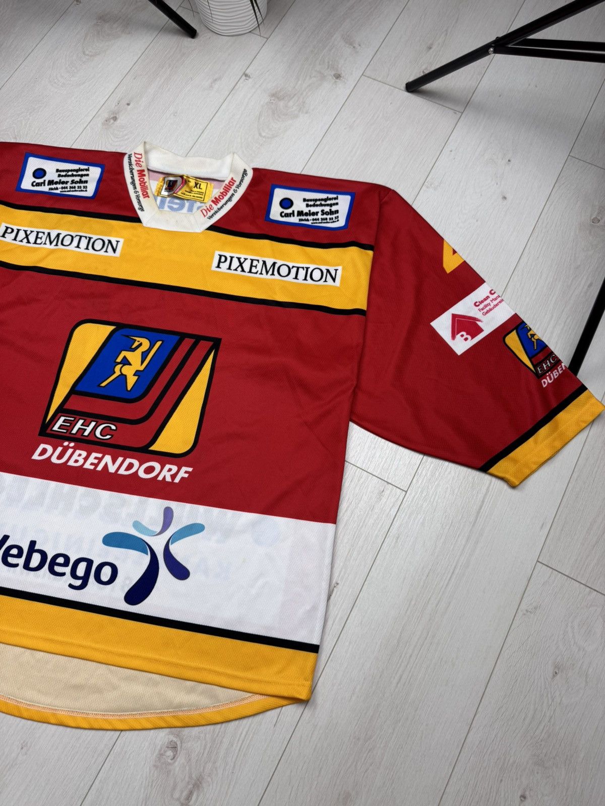 NHL OCHSNER Ehc Dubendorf #4 FRANK Swiss Hockey Jersey Size XL Size US XL / EU 56 / 4 - 3 Thumbnail