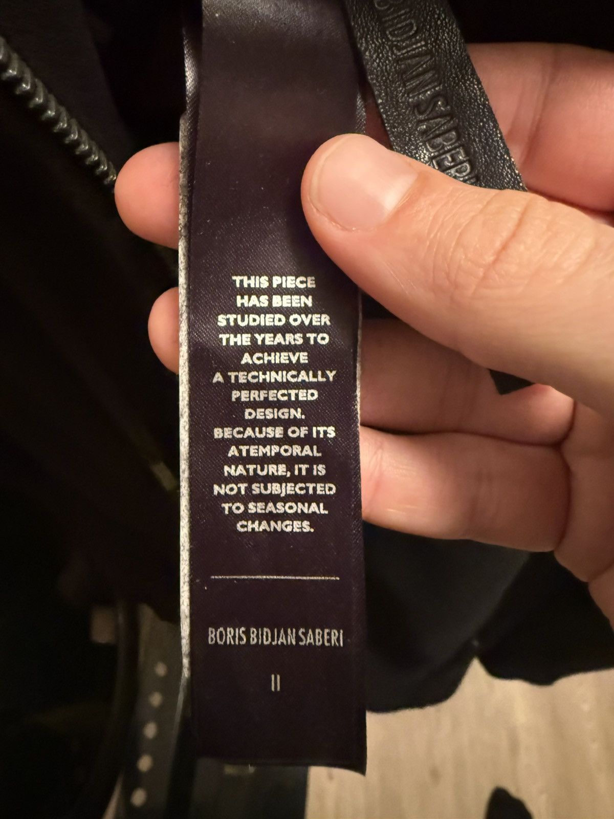 Boris Bidjan Saberi Boris Bidjan Saberi Zipper3 (new with tags) Size US XL / EU 56 / 4 - 6 Thumbnail
