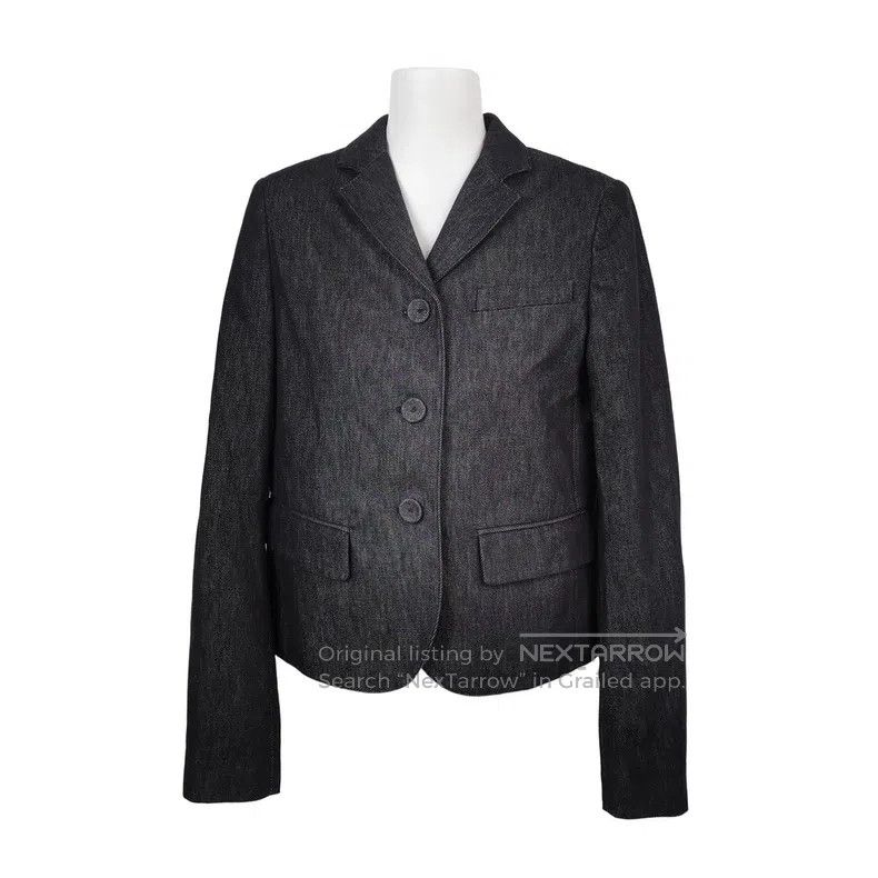 Fendi Fendi Denim blue blazer Size XXS / US 00 / IT 34 - 1 Thumbnail