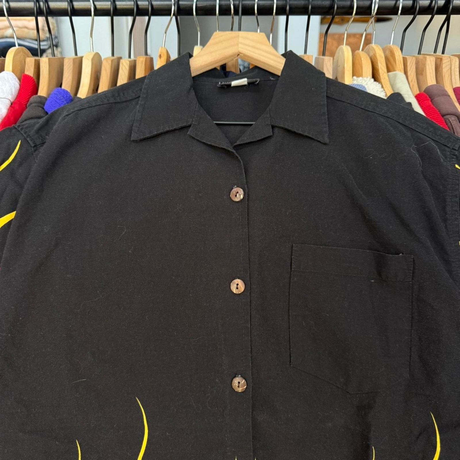 Other Vintage 90s flame button up Size US L / EU 52-54 / 3 - 2 Thumbnail