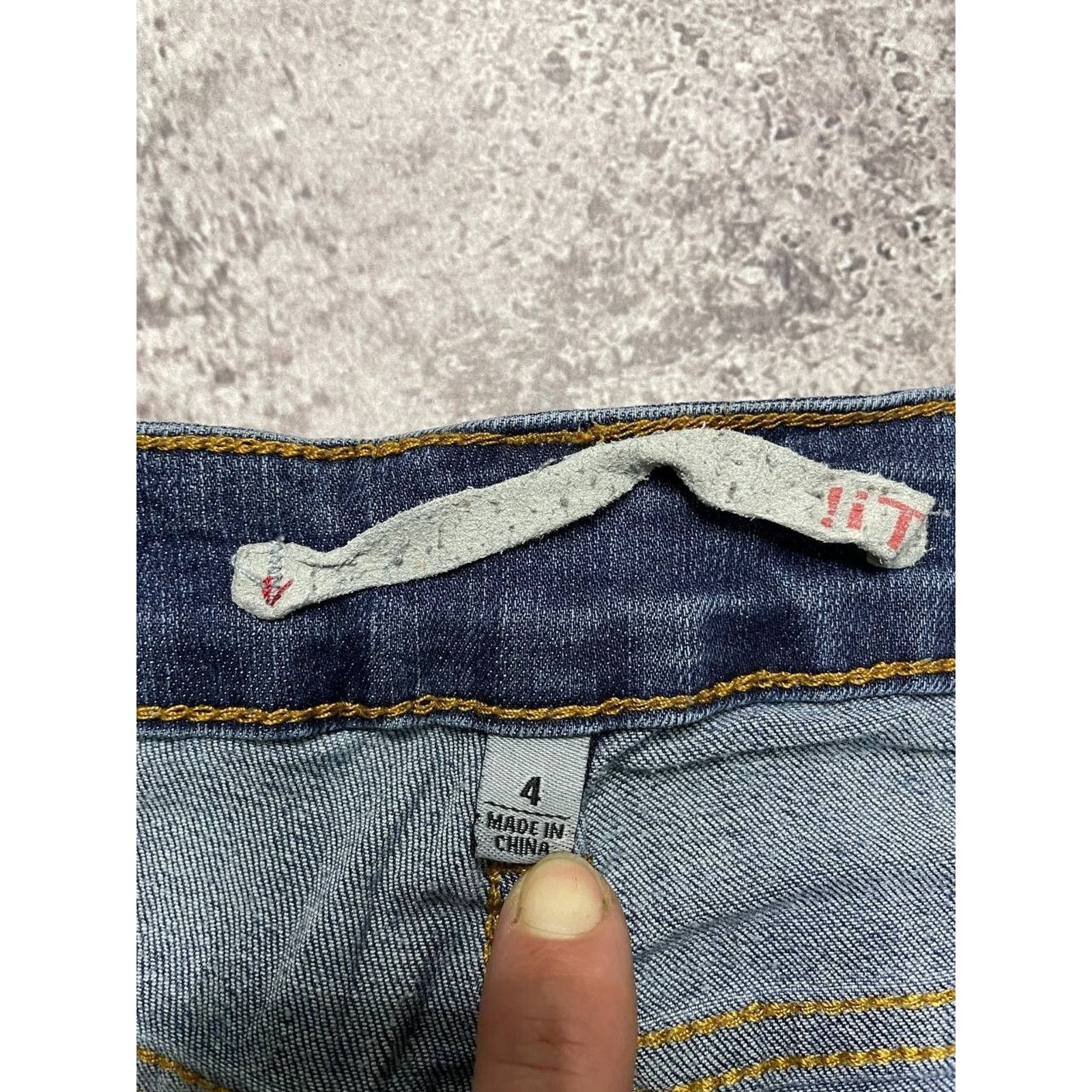 Vintage Vintage T. Peak Skinny Fit Blue Stretch Jeans Size M Size 29" - 3 Thumbnail