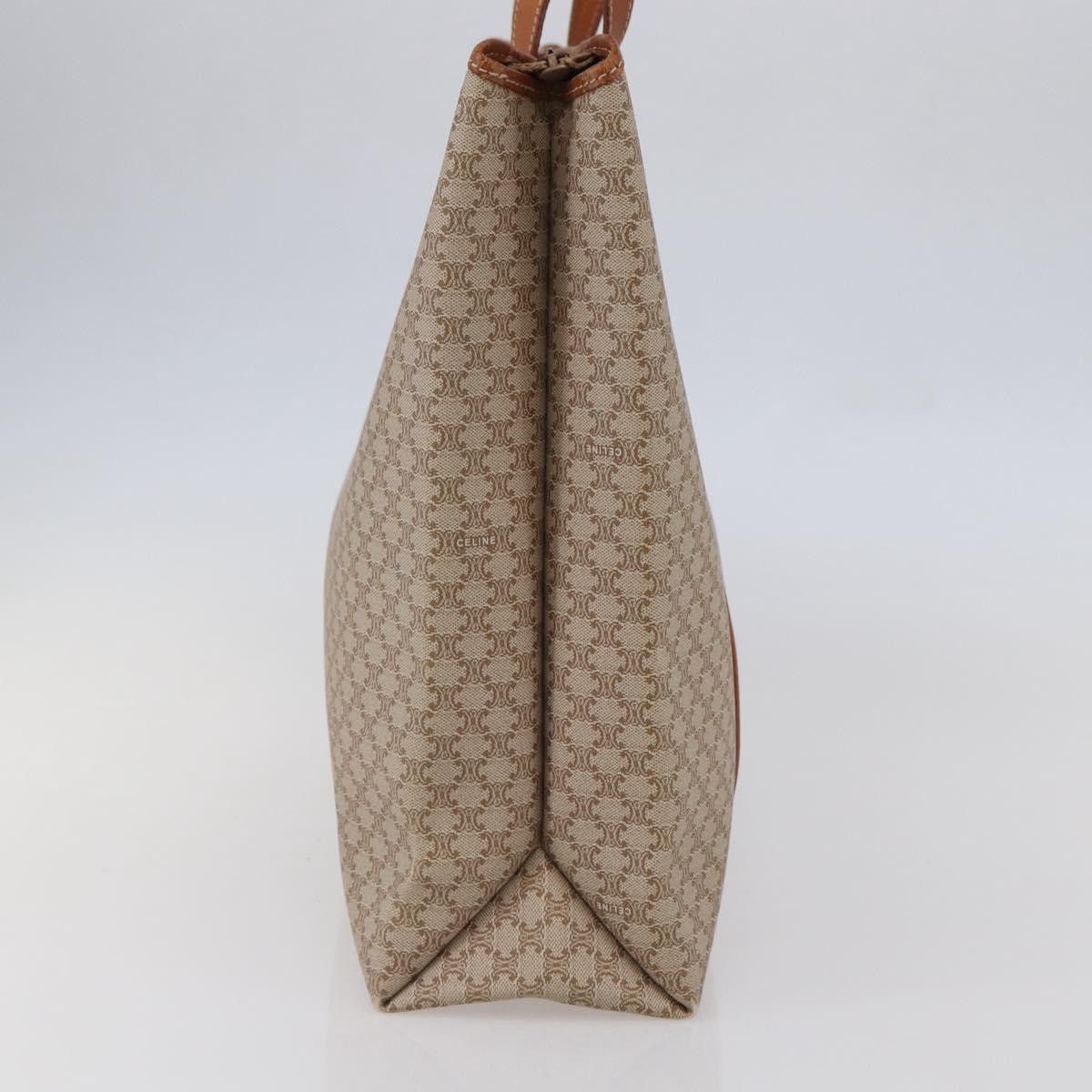 Celine CELINE Macadam Canvas Tote Bag Pvc Beige Gold Size ONE SIZE - 4 Thumbnail
