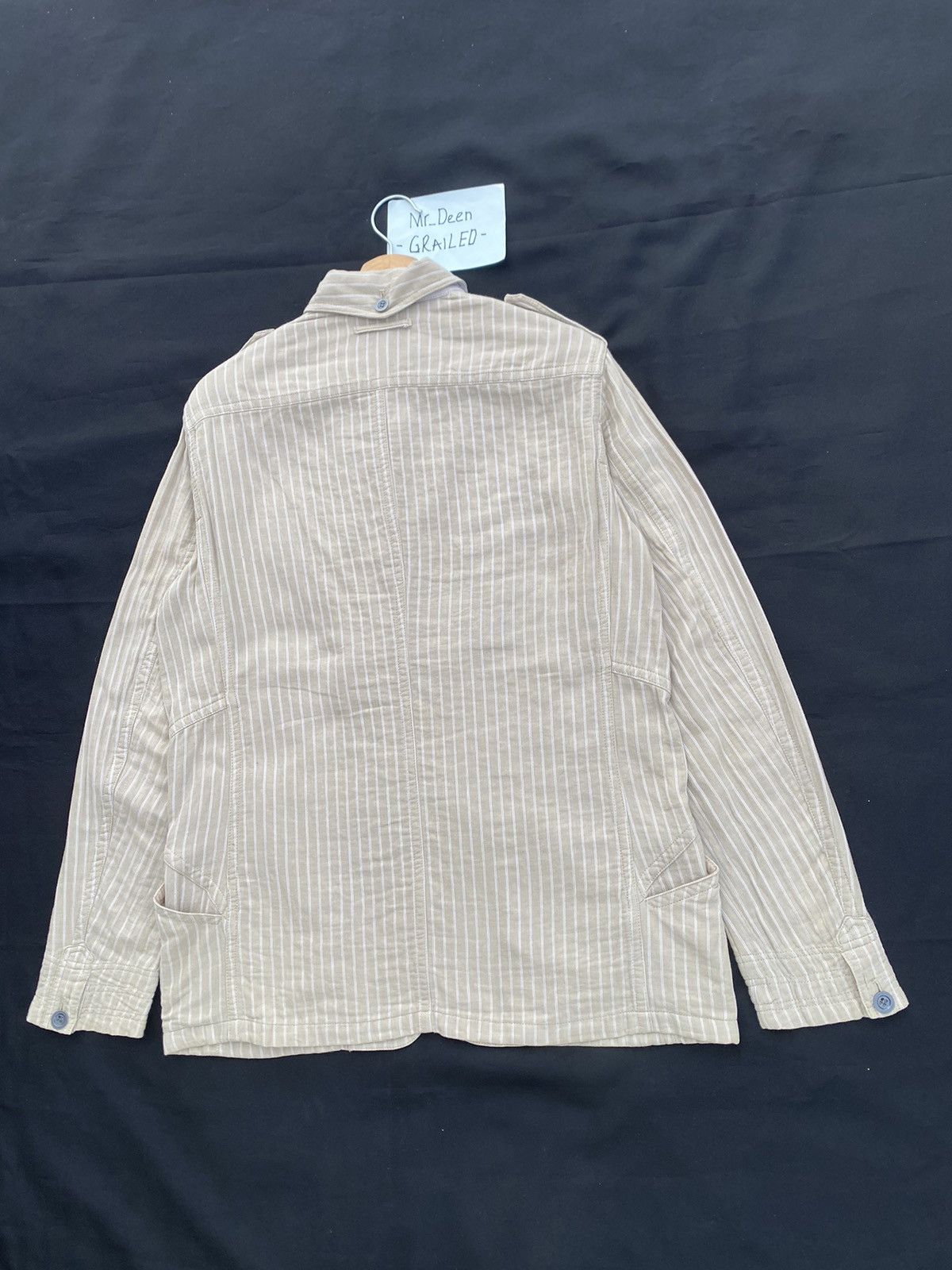 Jean Paul Gaultier Rare Vintage Jean Paul Gaultier JPG Stripes Cotton Jacket Size US M / EU 48-50 / 2 - 20 Thumbnail