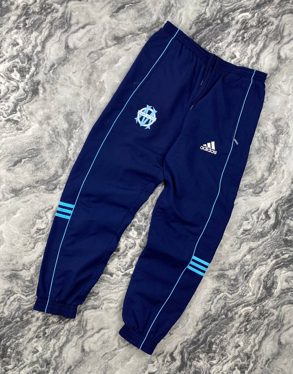 Adidas Adidas Marseille Olympique 00s Nylon Track Pants Size US 30 / EU 46 - 1 Thumbnail