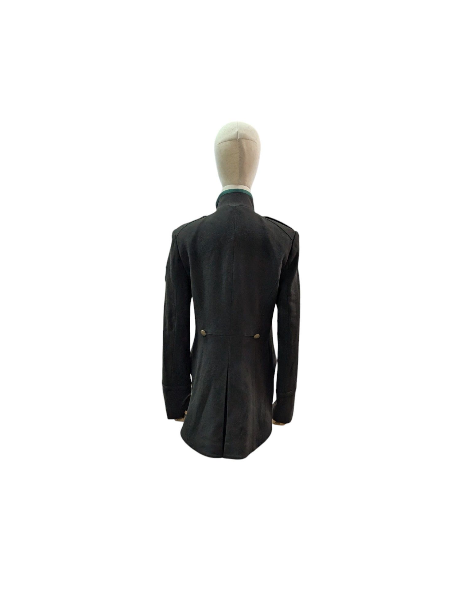 Alexander McQueen Army Green Wool Military Style Tailcoat Size M / US 6-8 / IT 42-44 - 2 Thumbnail