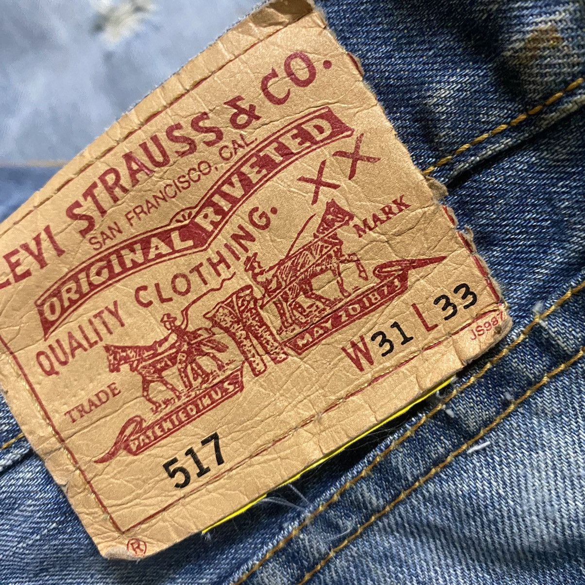 Levi's Vintage Levis 517 Flare Jeans Made in Japan Size US 31 - 19 Thumbnail