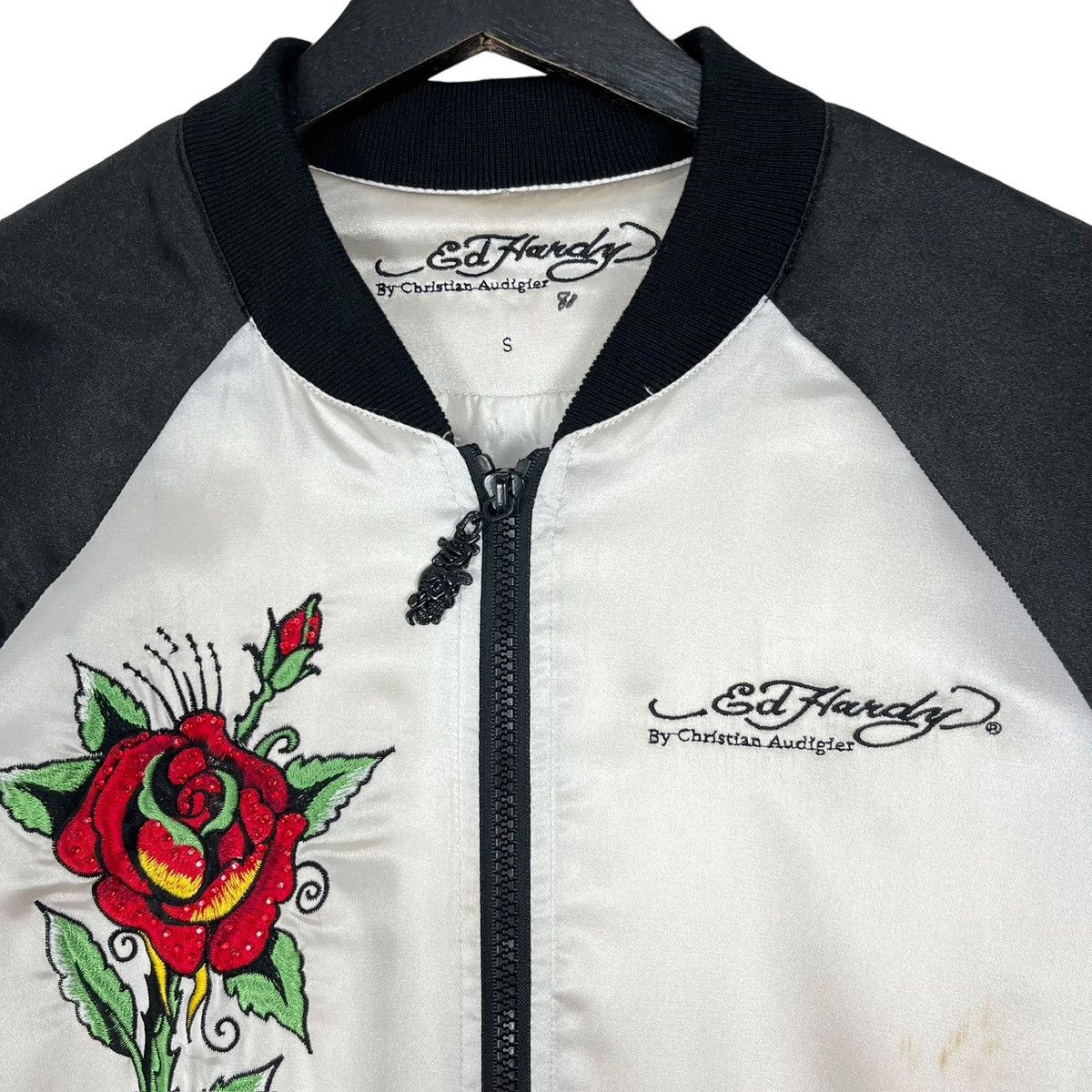 Christian Audigier × Ed Hardy Ed Hardy by Christian Audigier Women’s Sukajan Jacket Size S / US 4 / IT 40 - 3 Thumbnail