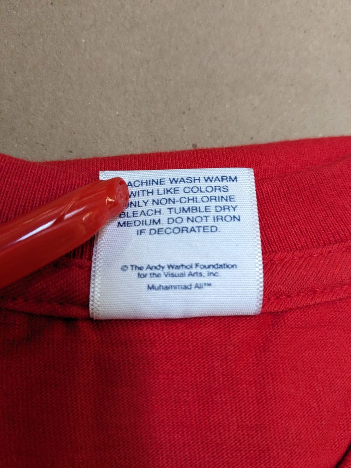 Supreme SS16 Supreme Ali Warhol Tee T-shirt Red M MEDIUM 2016 Size US M / EU 48-50 / 2 - 4 Thumbnail