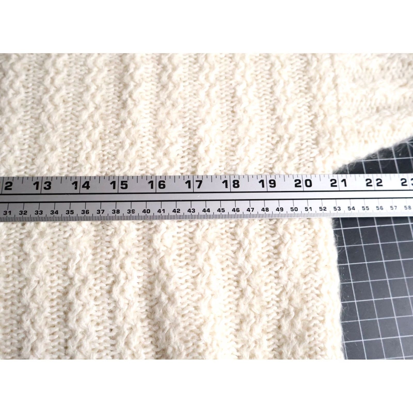 Vintage Reference Point Ivory Mohair Silk Sweater Women Medium Crew Neck Long Sleeve Pullover Knit Vintage 80s 90s Lightweight Casual Womens Size M / US 6-8 / IT 42-44 - 5 Thumbnail