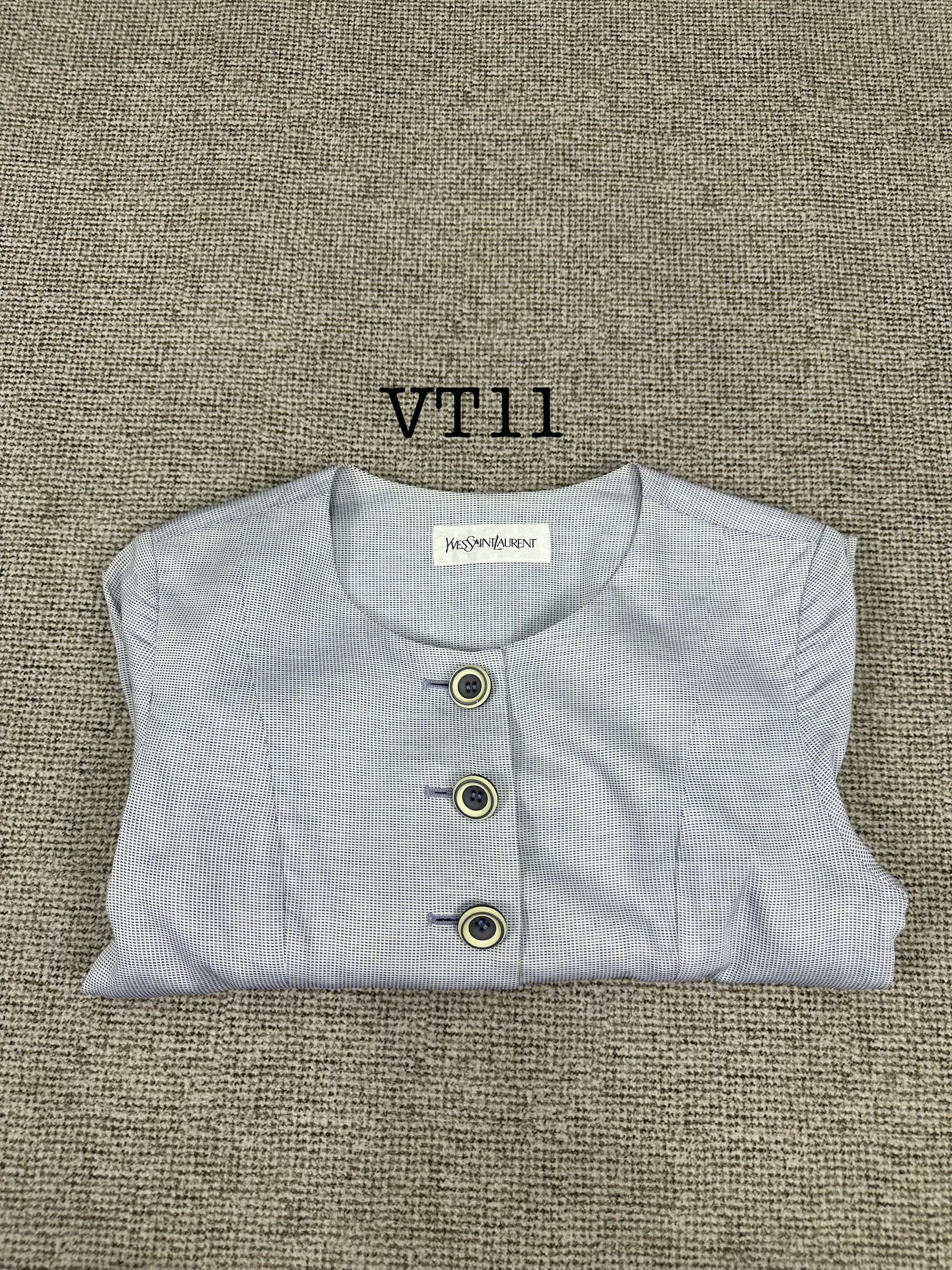 Yves Saint Laurent Yves Saint Laurent Button Crop Top VT11 Size XS / US 0-2 / IT 36-38 - 11 Thumbnail